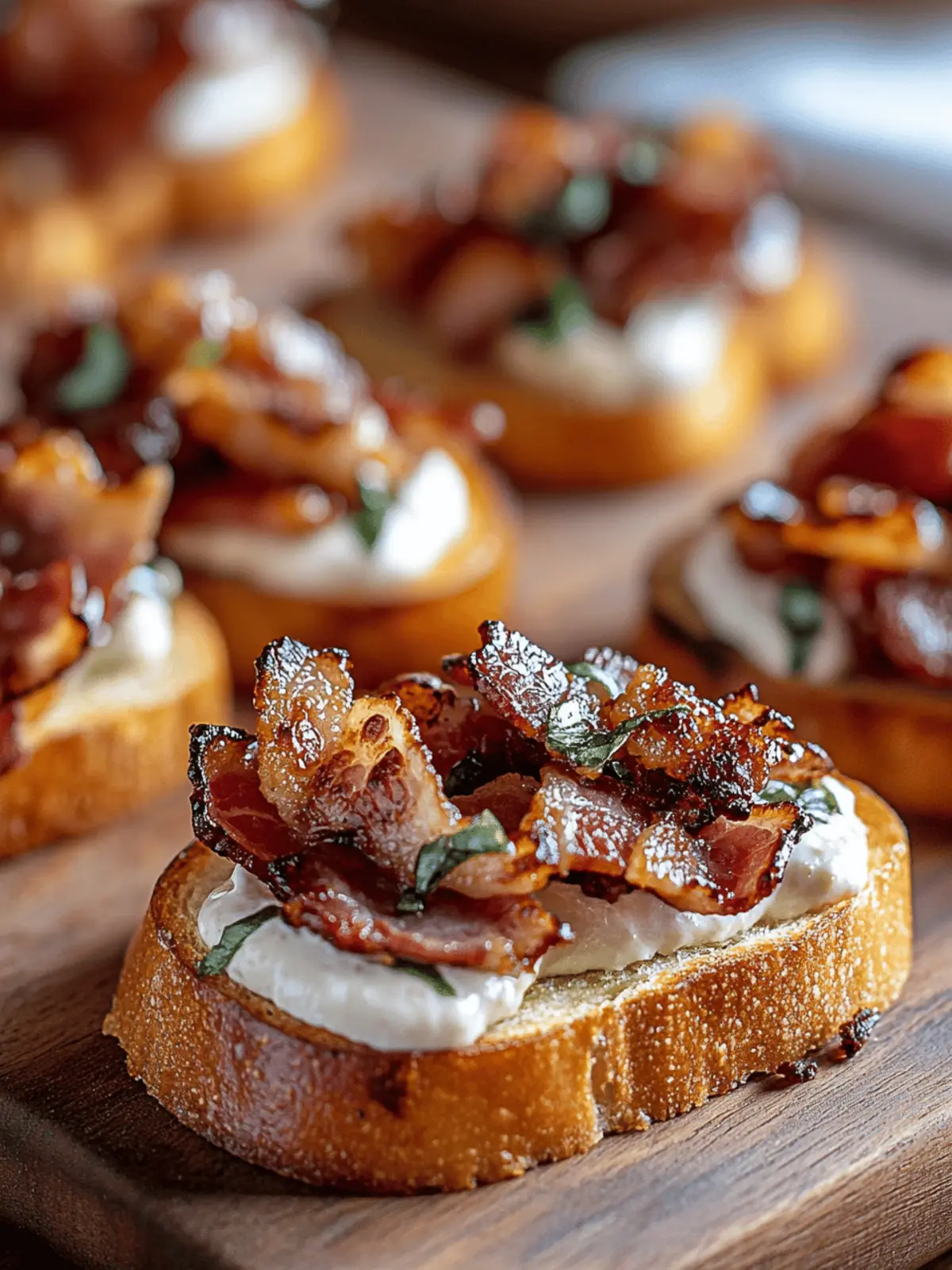 Savor the Joy: Million Dollar Bacon Crostini Recipe 3 Million Dollar Bacon Crostini