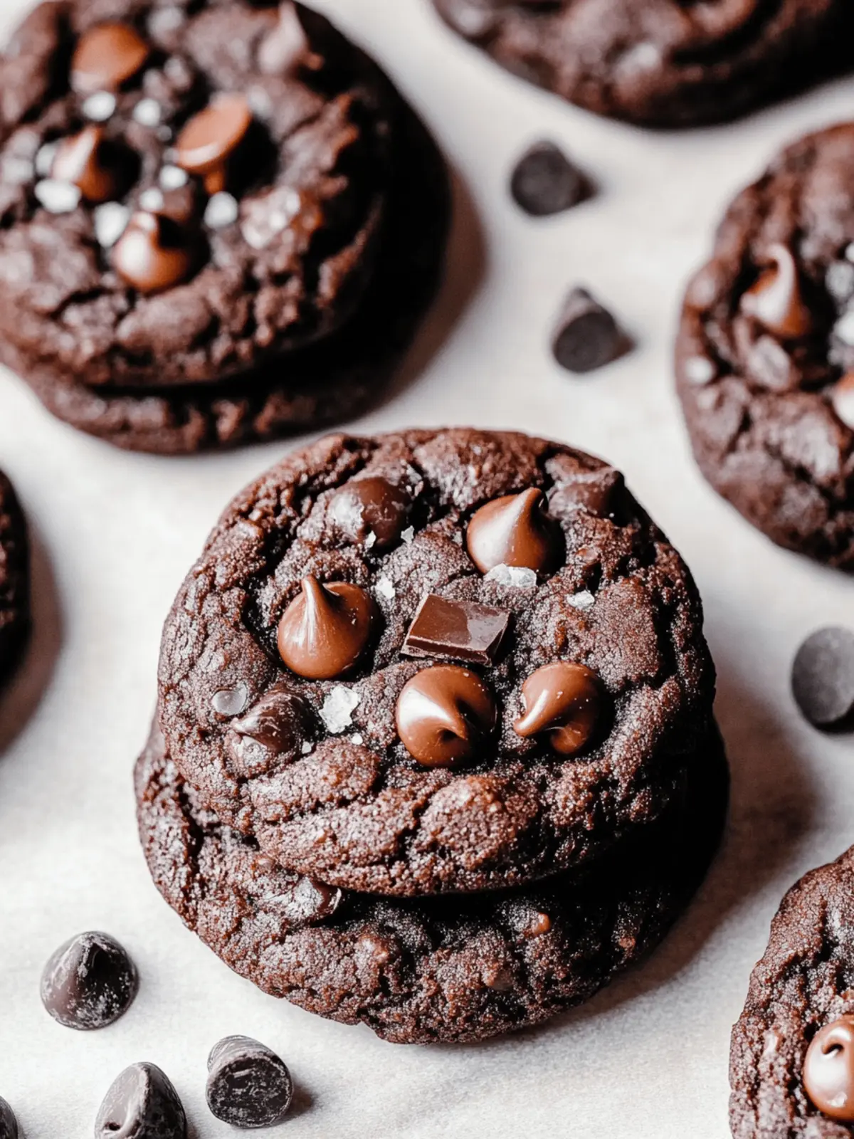 Best Double Chocolate Chip Cookies