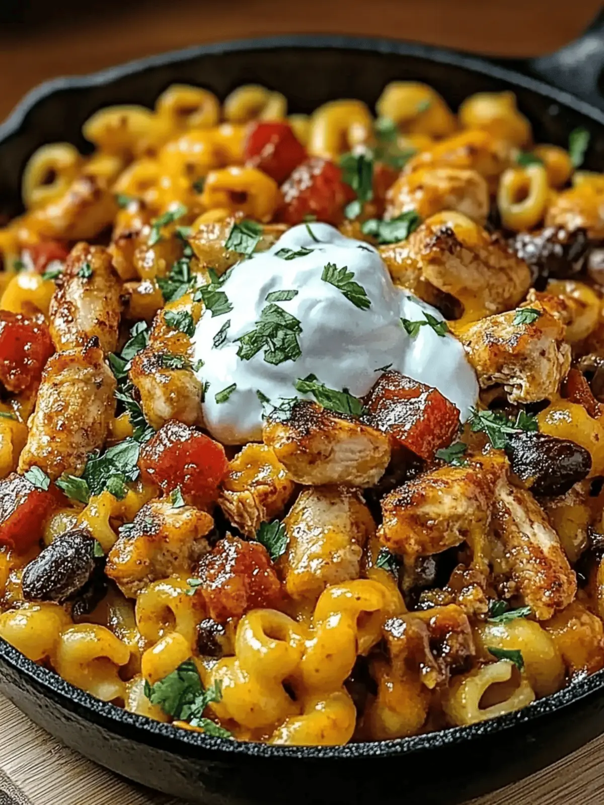 Autumn Harvest Chili Chicken Mac Skillet for Cozy Nights 4 Autumn Harvest Chili Chicken Mac Skillet