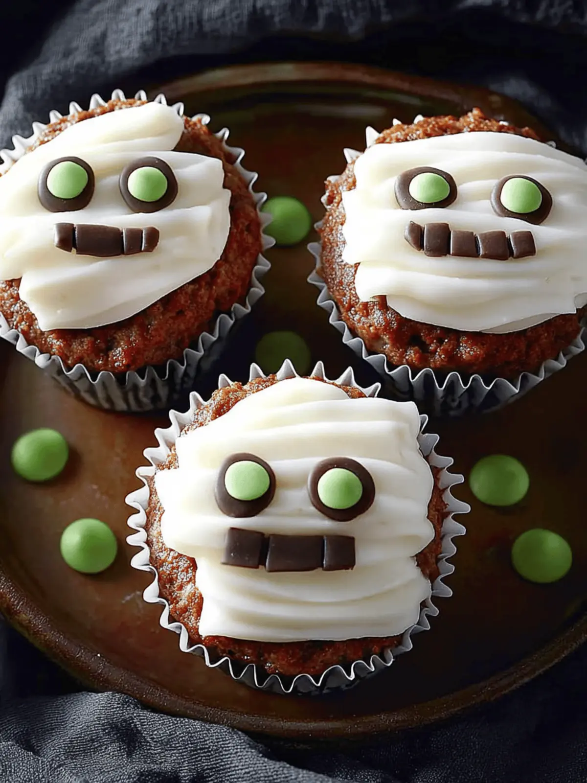 Halloween Meatloaf Cupcakes