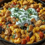 Autumn Harvest Chili Chicken Mac Skillet