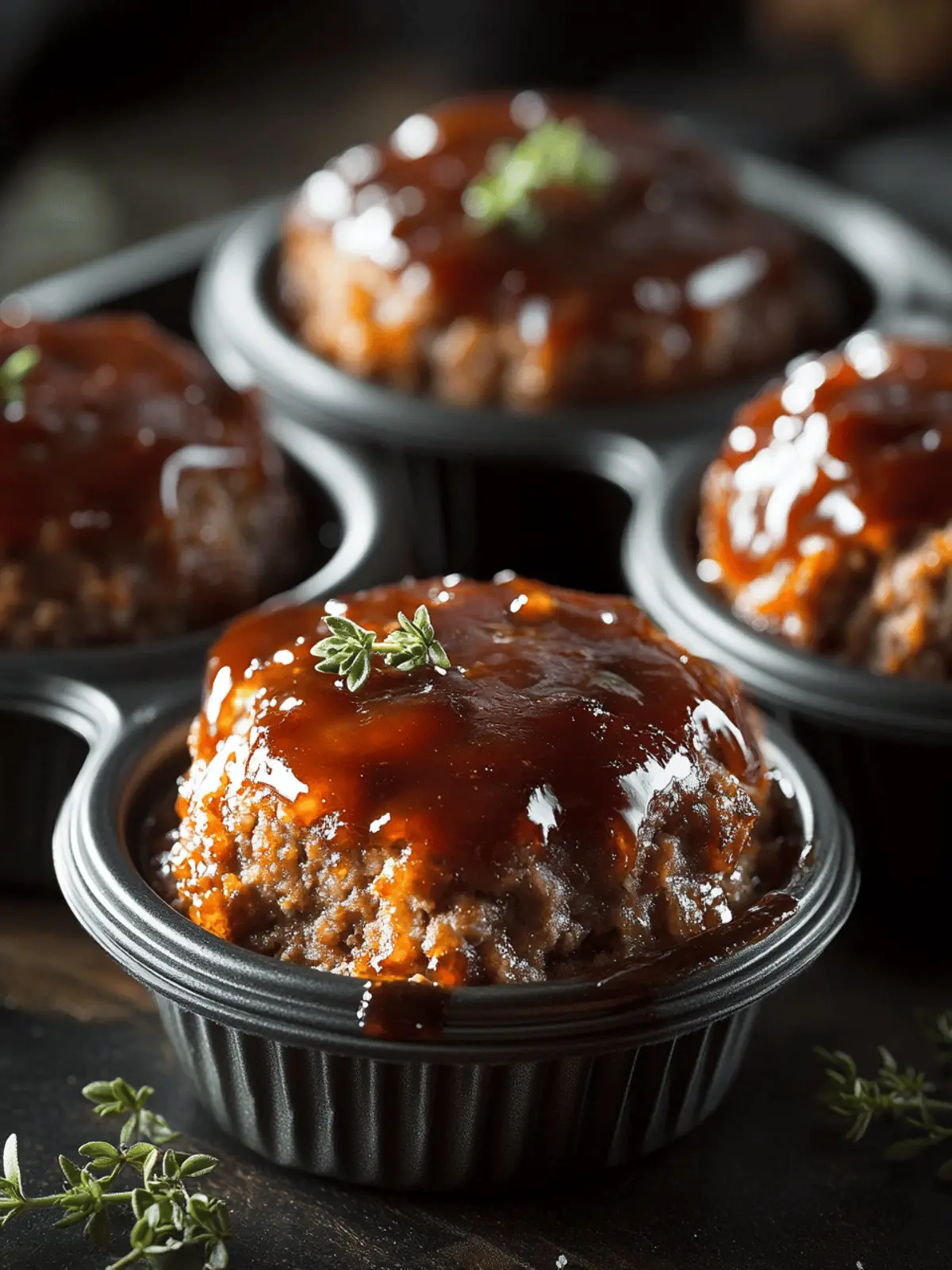 Meatloaf in a Muffin Pan