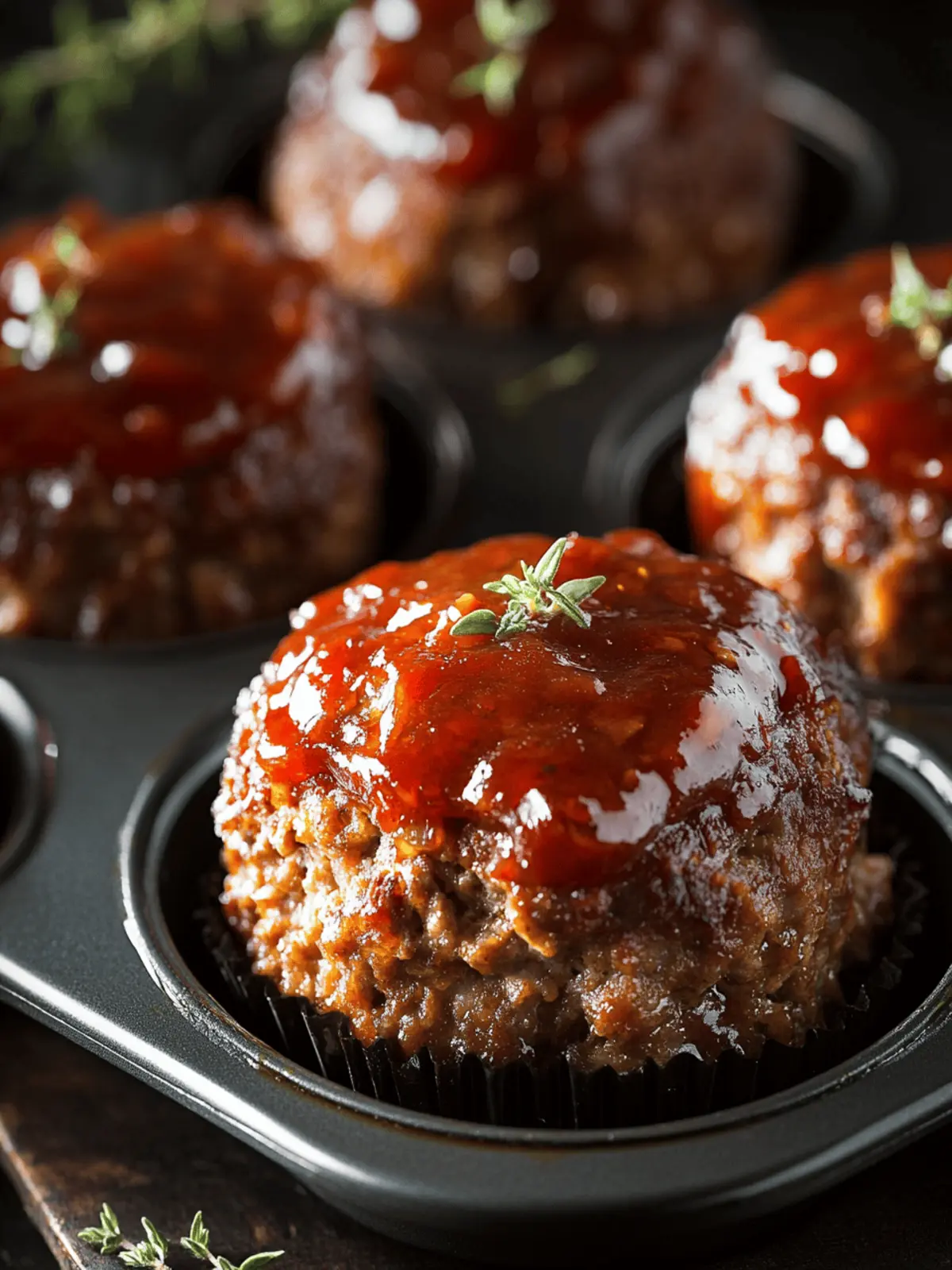 Meatloaf in a Muffin Pan