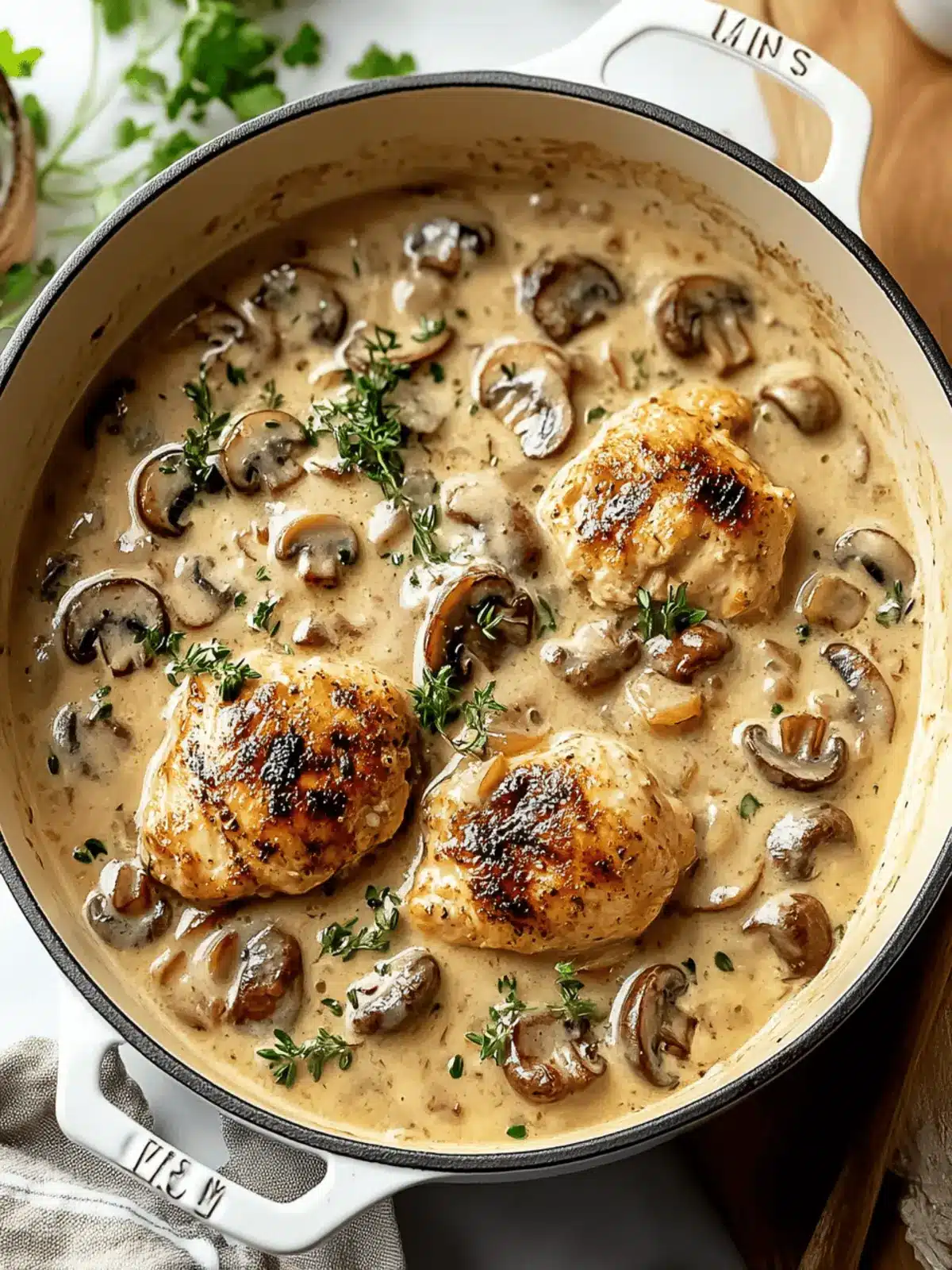 Creamy Mushroom Chicken