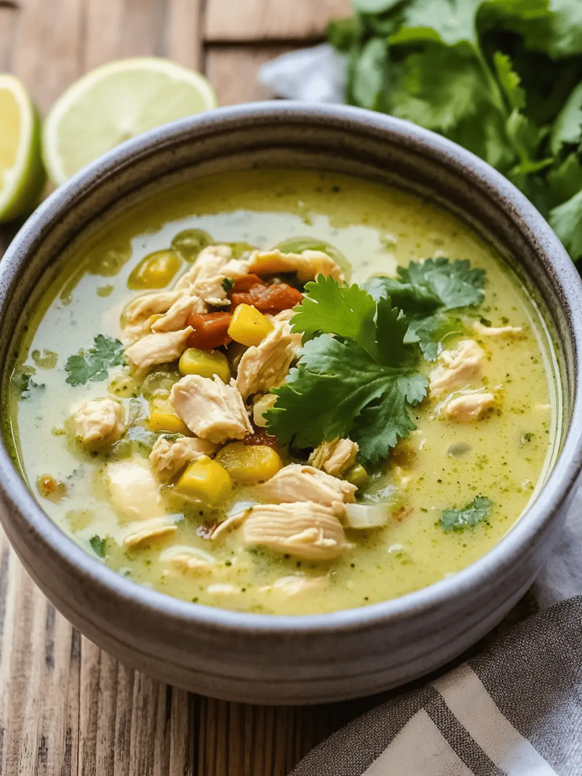 Green Chili Chicken Soup