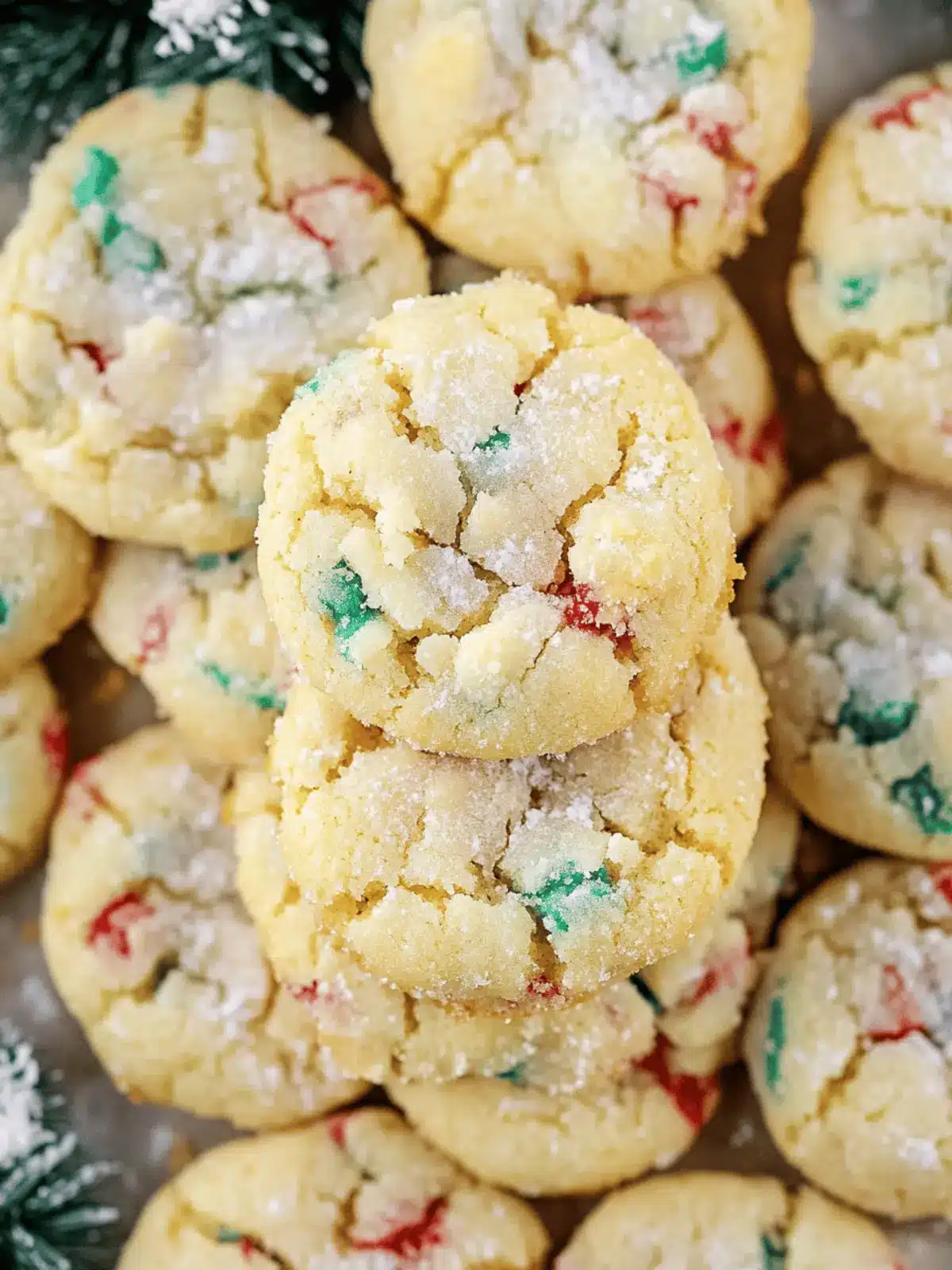 Christmas Gooey Butter Cookies