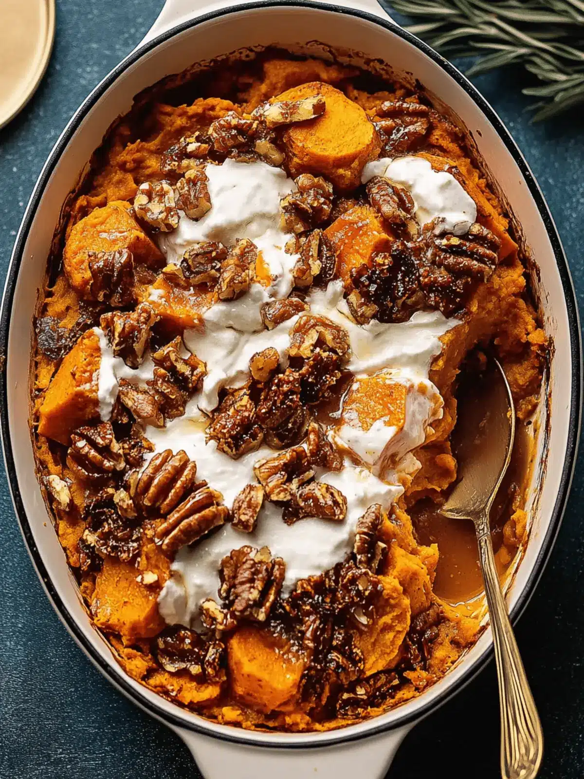 Southern Maple Sweet Potato Casserole