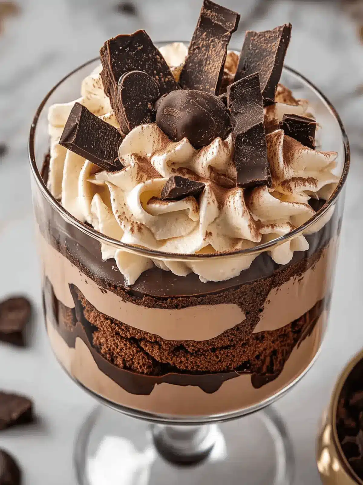 Indulge in Chocolate Brownie Mocha Trifle Bliss Today 3 Chocolate Brownie Mocha Trifle