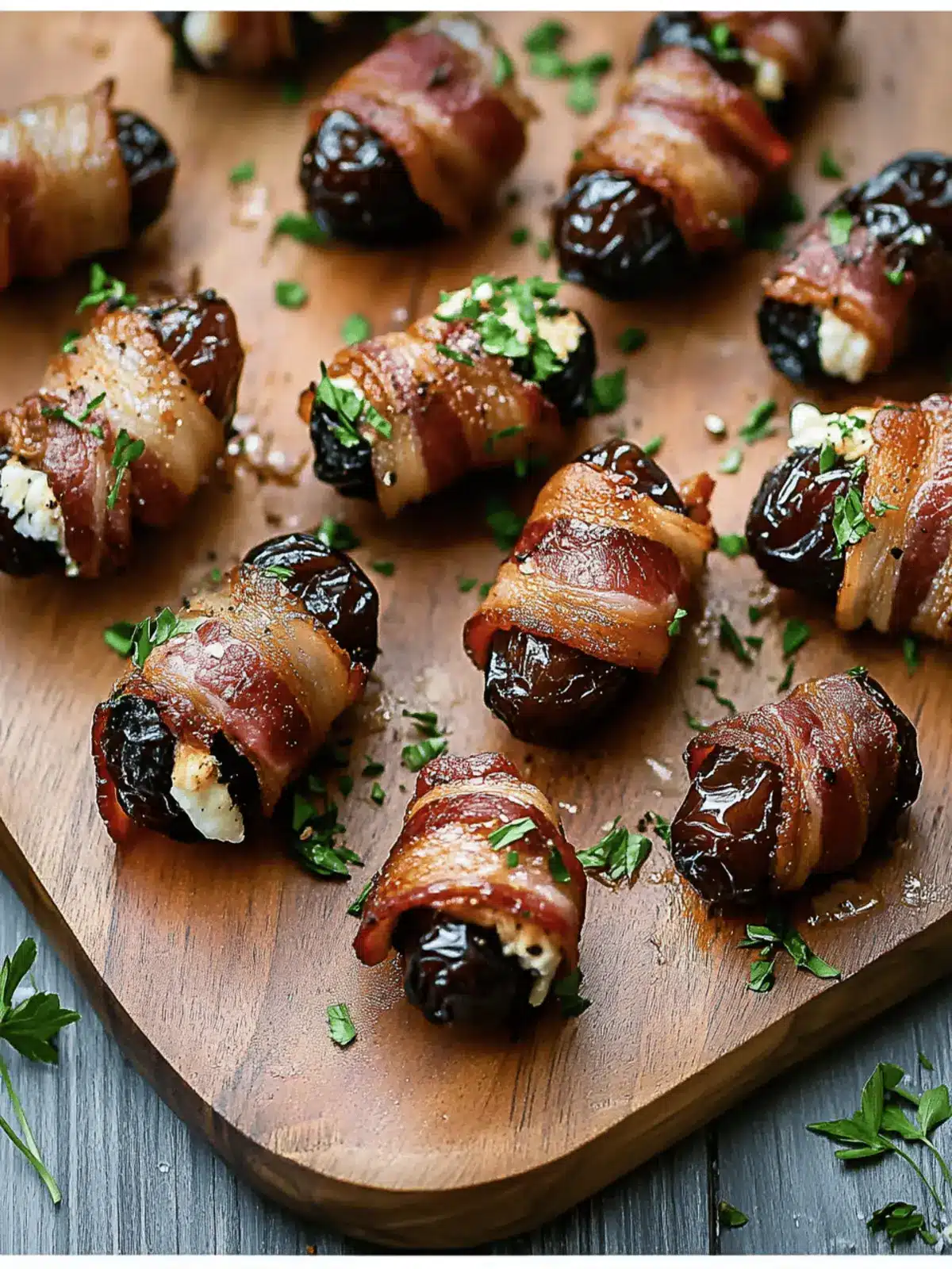 Irresistible Dates with Goat Cheese Wrapped in Bacon Bliss 3 Dates with Goat Cheese Wrapped in Bacon