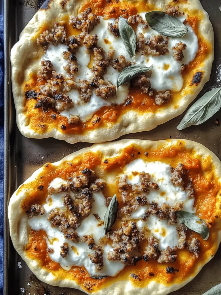 Autumn Naan Pizzas