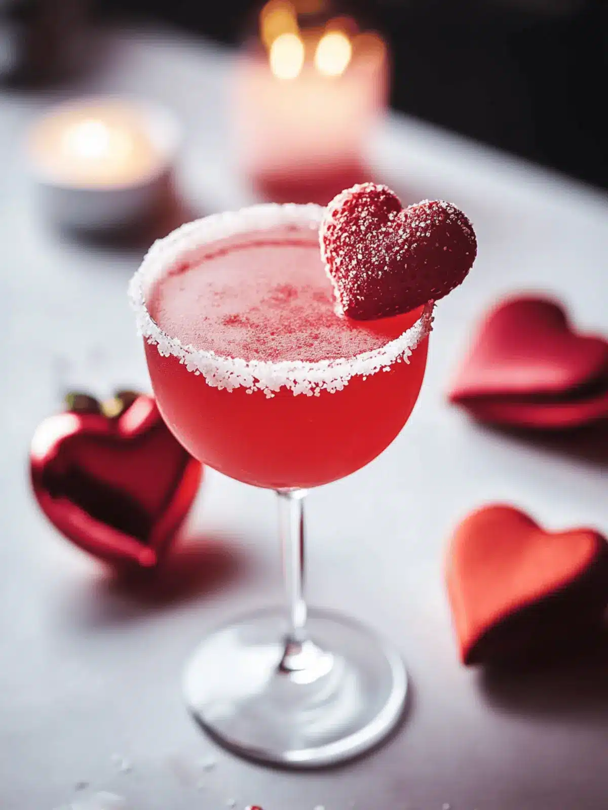 Ruby Red Valentine’s Day Cocktail