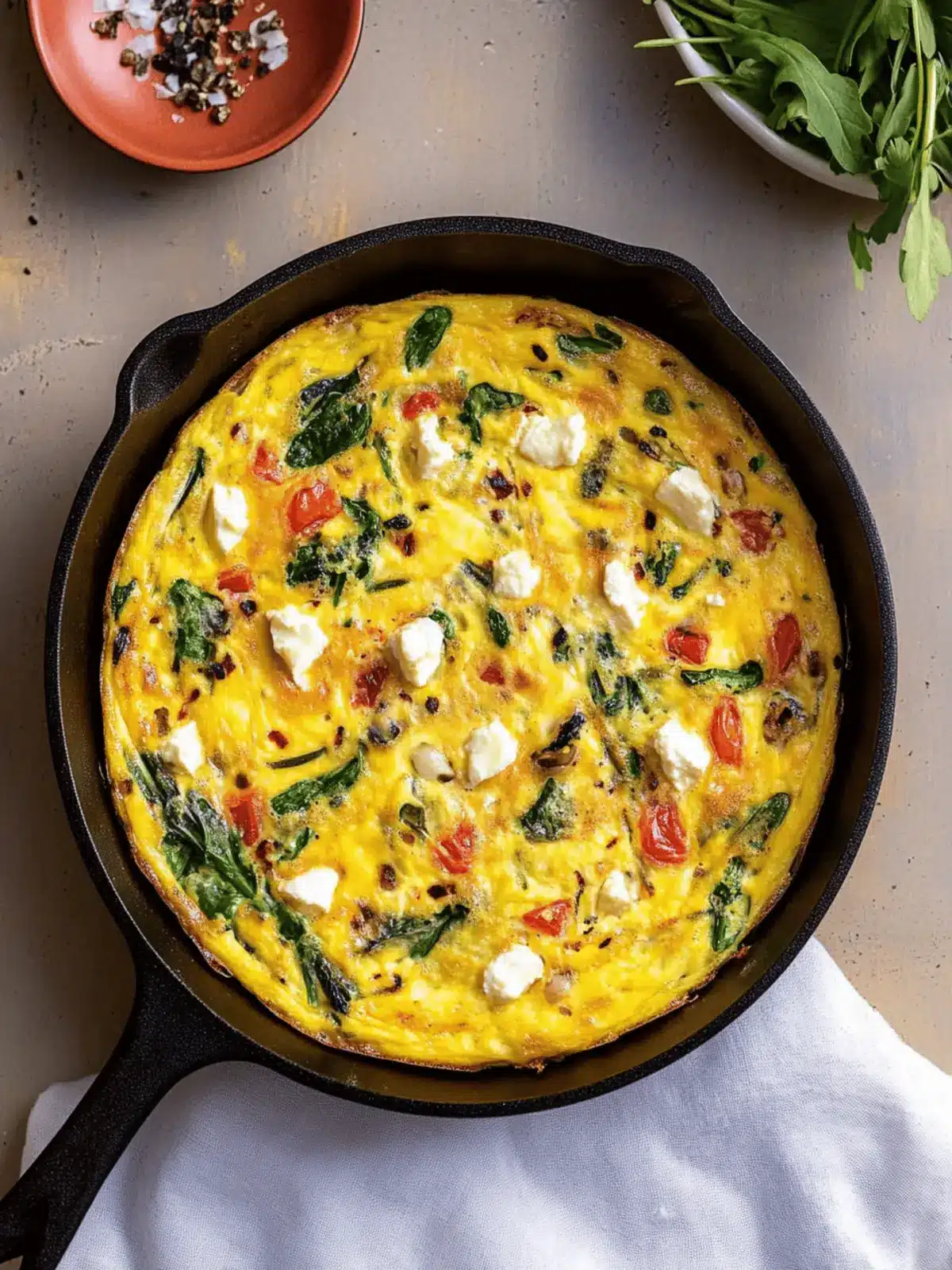 Savory Mushroom Spinach Frittata for Effortless Brunch Magic 5 Frittata