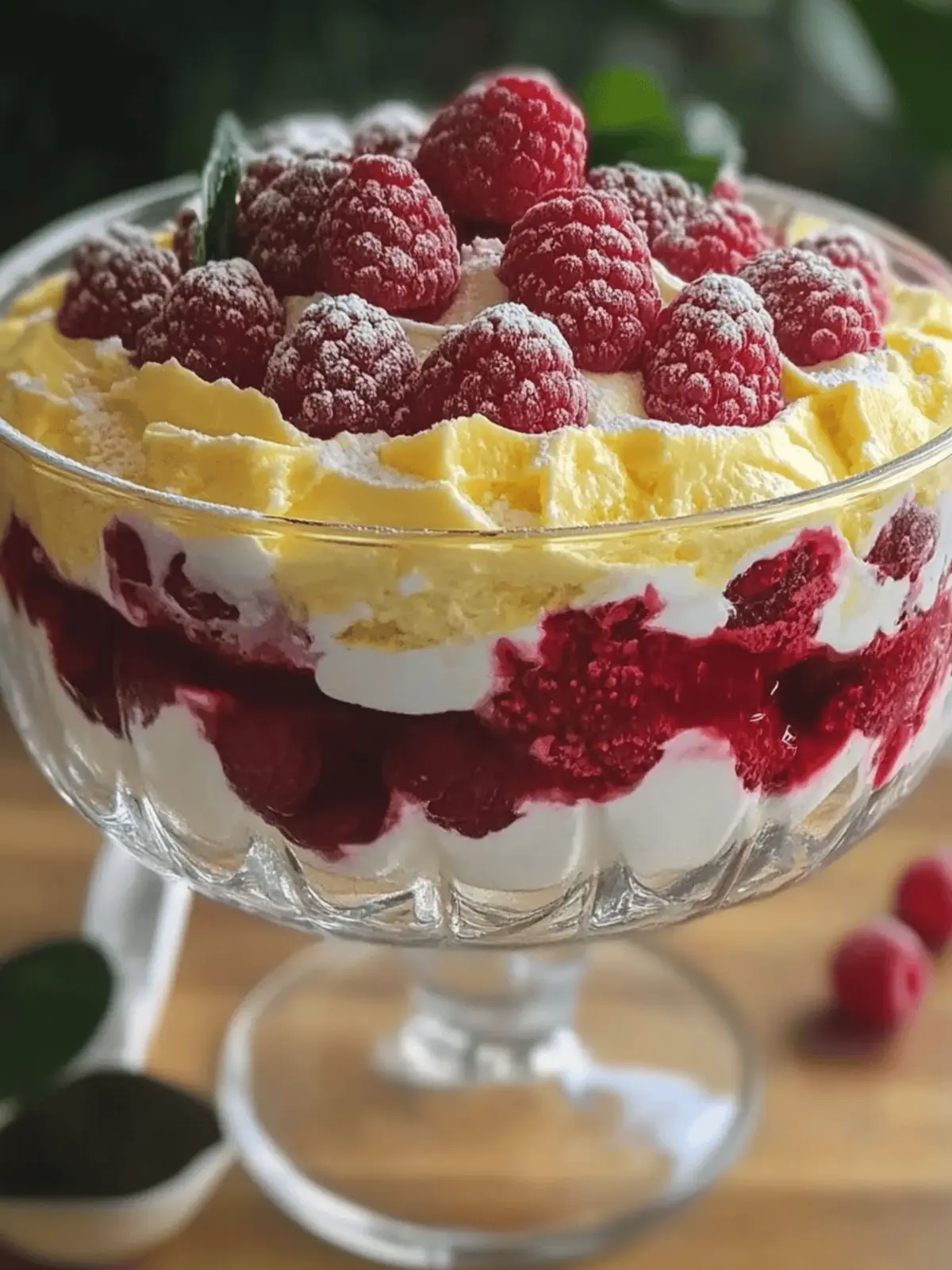 Decadent Raspberry Trifle with Custard & Cream Made Easy 4 Raspberry Trifle with Custard & Cream