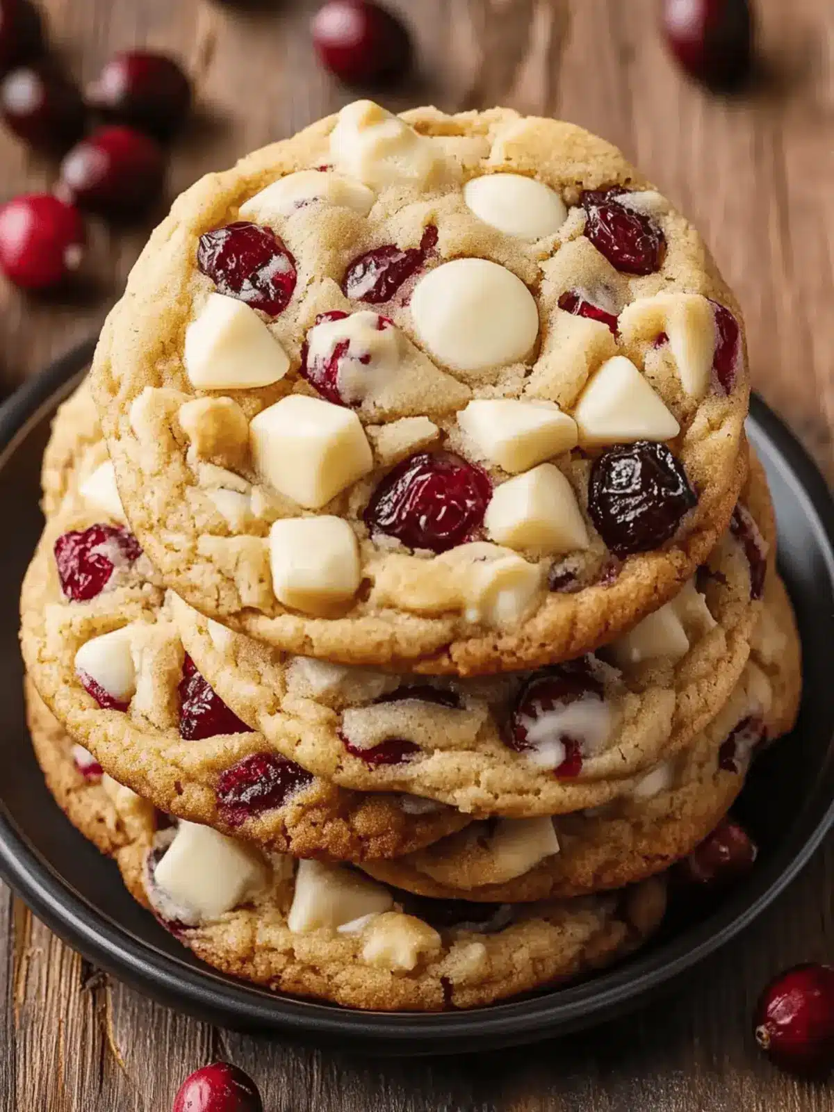 Delightful White Chocolate Cranberry Cookies to Share and Savor 2 White Chocolate Cranberry Cookies