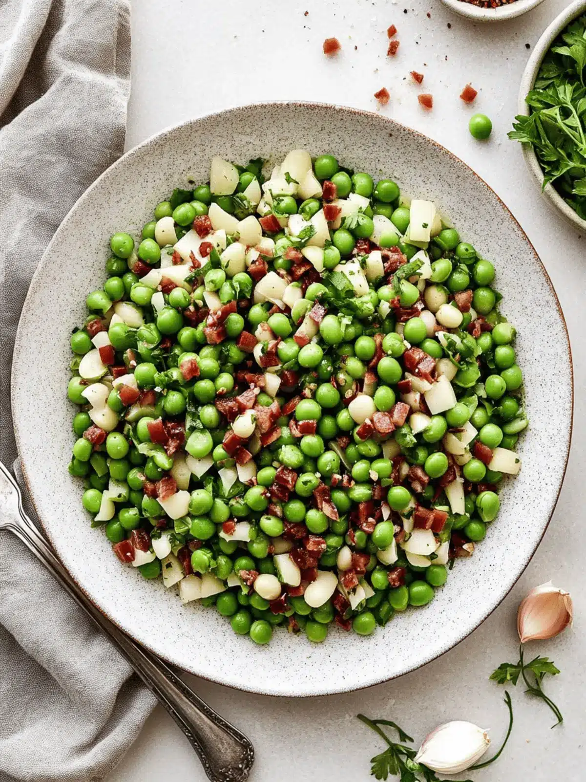 Thanksgiving Peas with Pancetta and Pear: A Festive Twist 5 Thanksgiving Peas