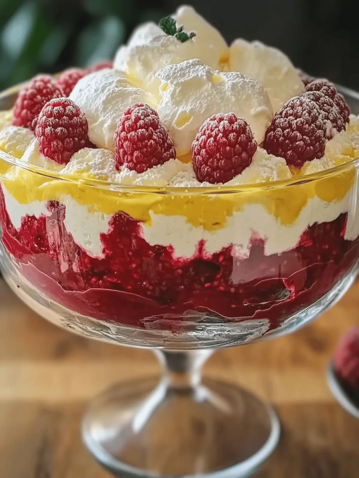 Decadent Raspberry Trifle with Custard & Cream Made Easy 5 Raspberry Trifle with Custard & Cream