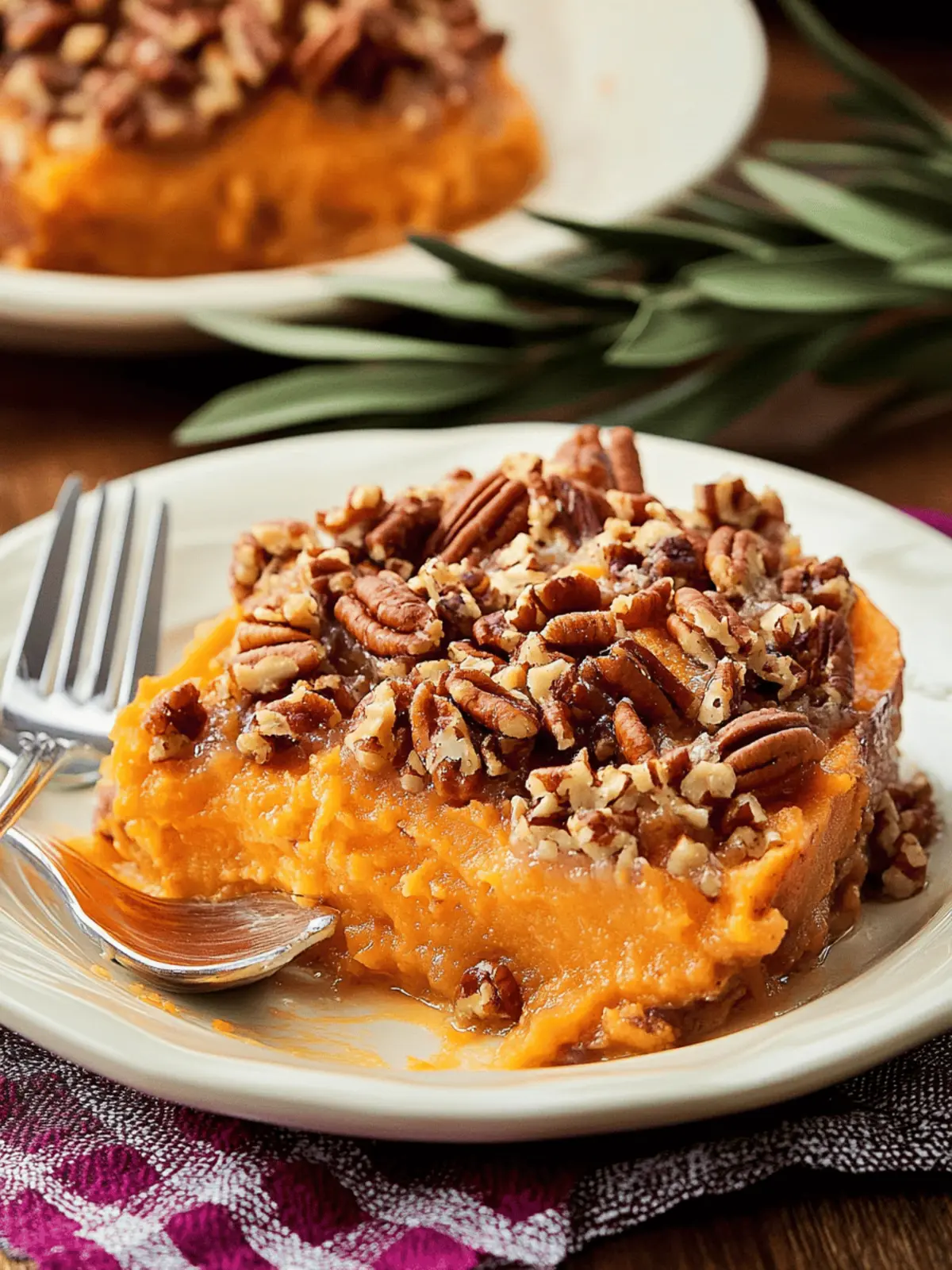 Delicious Sweet Potato Casserole with Pecan Topping Joy 2 Sweet Potato Casserole with Pecan Topping