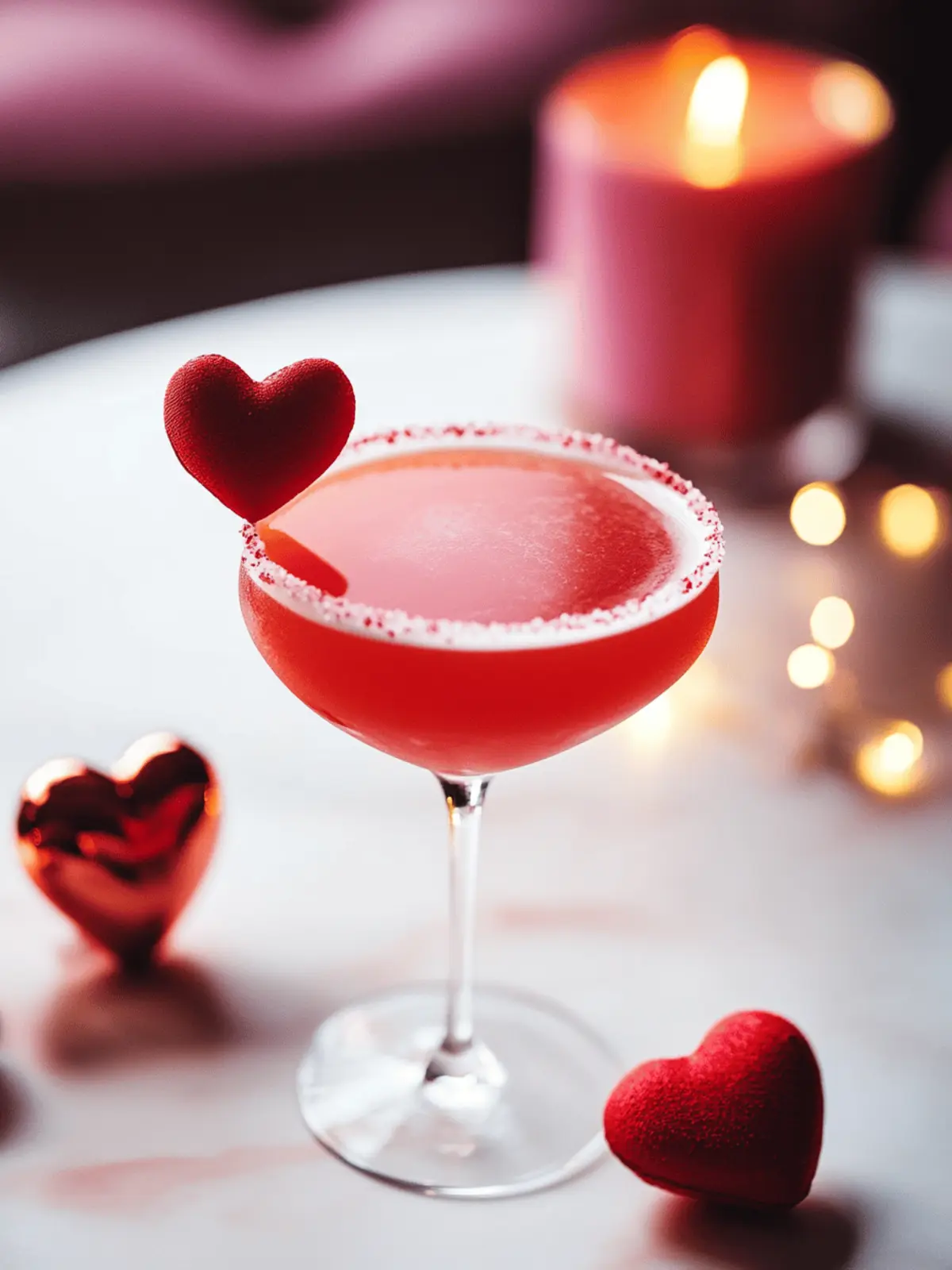Ruby Red Valentine’s Day Cocktail