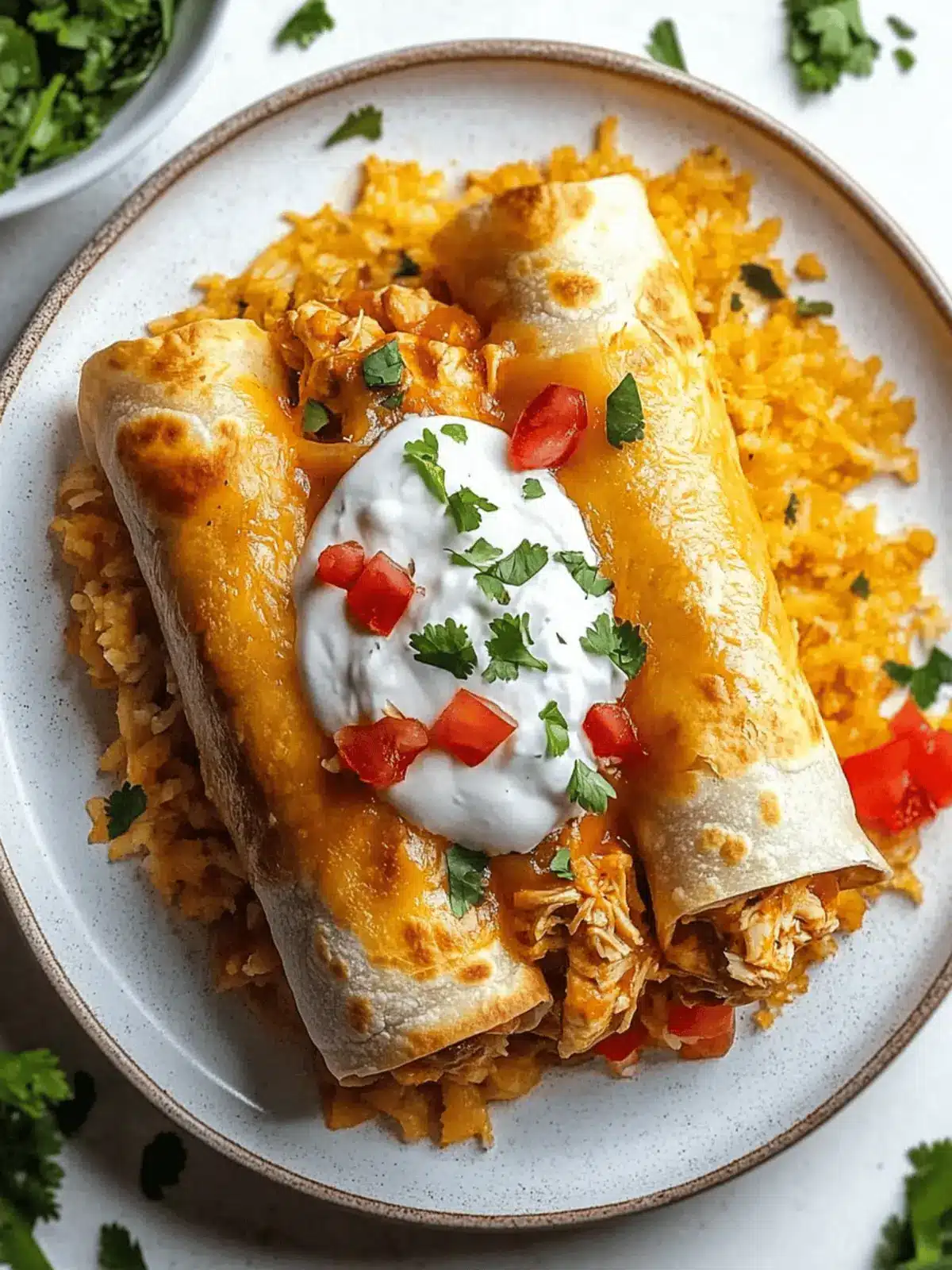 Crispy Chicken Chimichangas: Easy and Delicious Weeknight Treat 5 Chicken Chimichangas