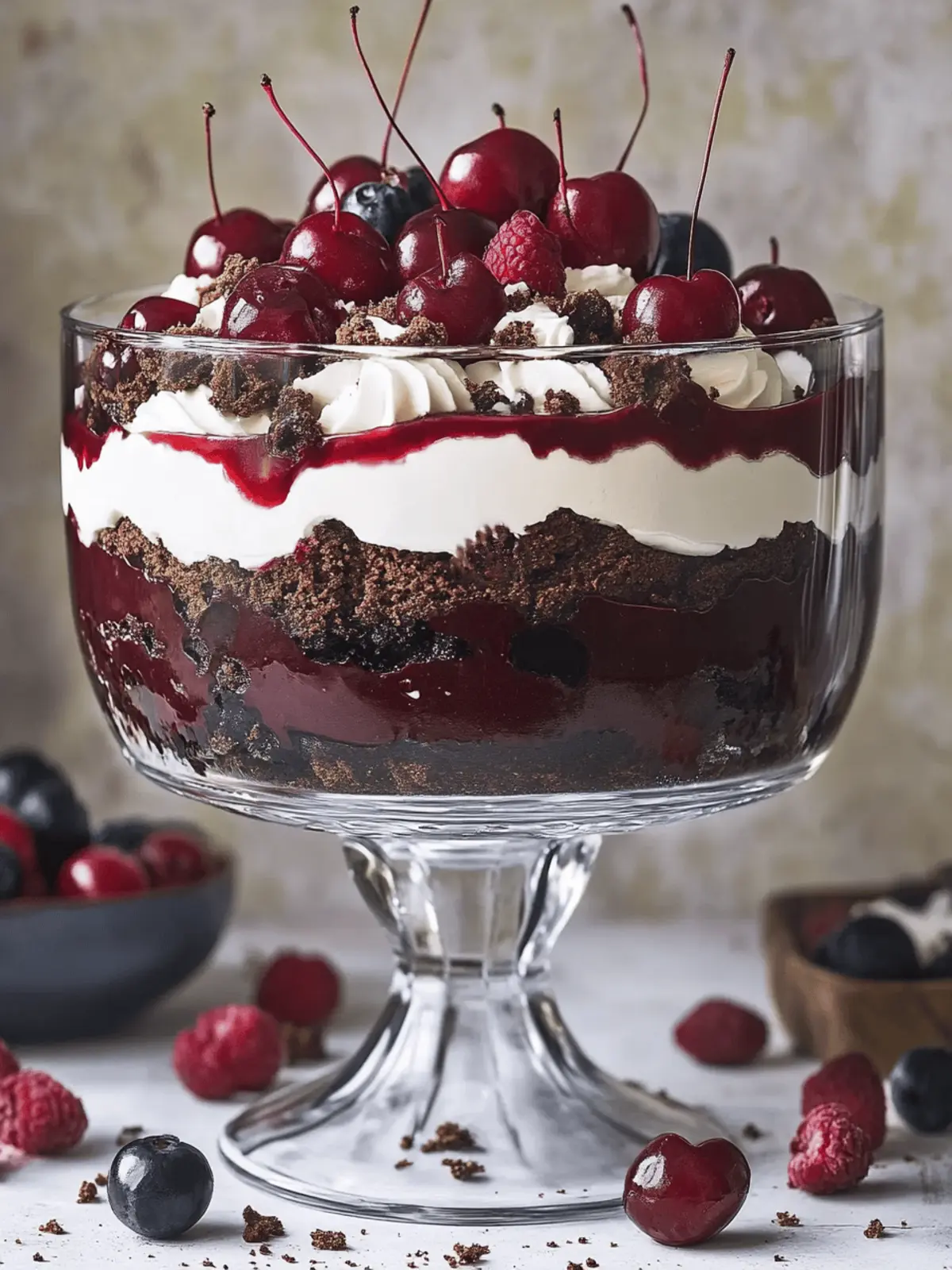 Irresistible Black Forest Trifle: Easy Layers of Indulgence 2 Black Forest Trifle