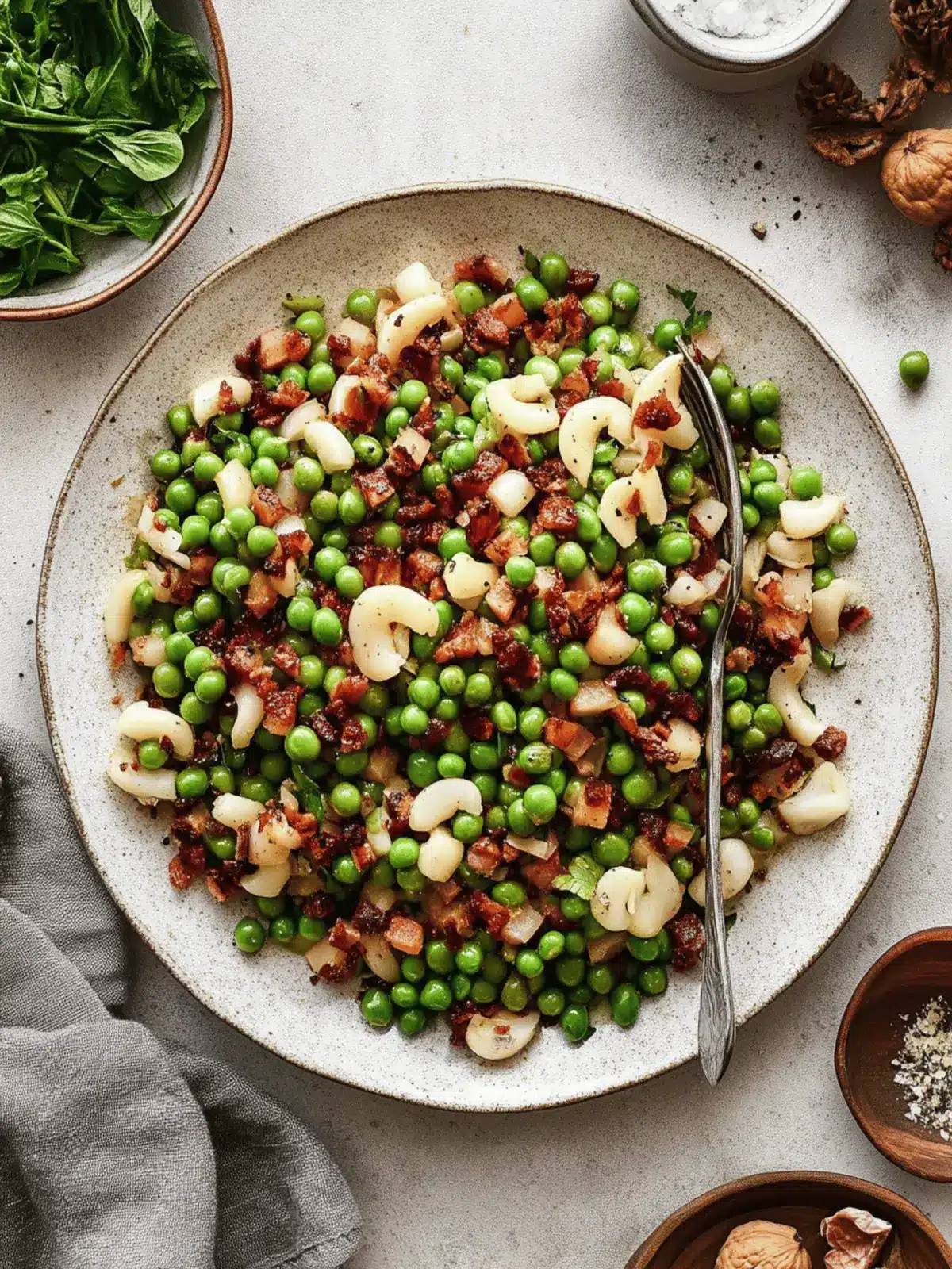 Thanksgiving Peas with Pancetta and Pear: A Festive Twist 2 Thanksgiving Peas