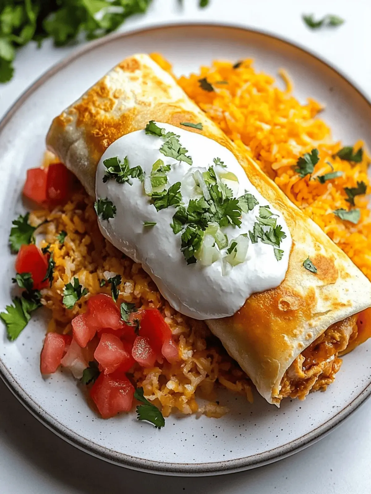 Crispy Chicken Chimichangas: Easy and Delicious Weeknight Treat 2 Chicken Chimichangas