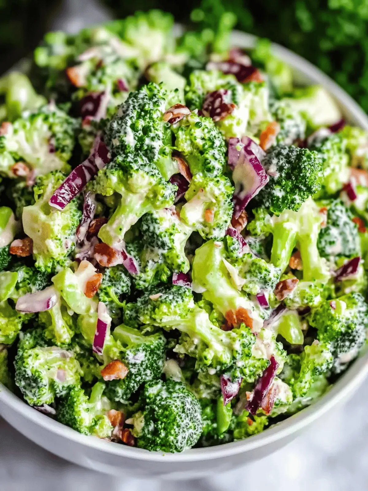 The Best Broccoli Salad with Bacon for Happy Gatherings 2 The Best Broccoli Salad