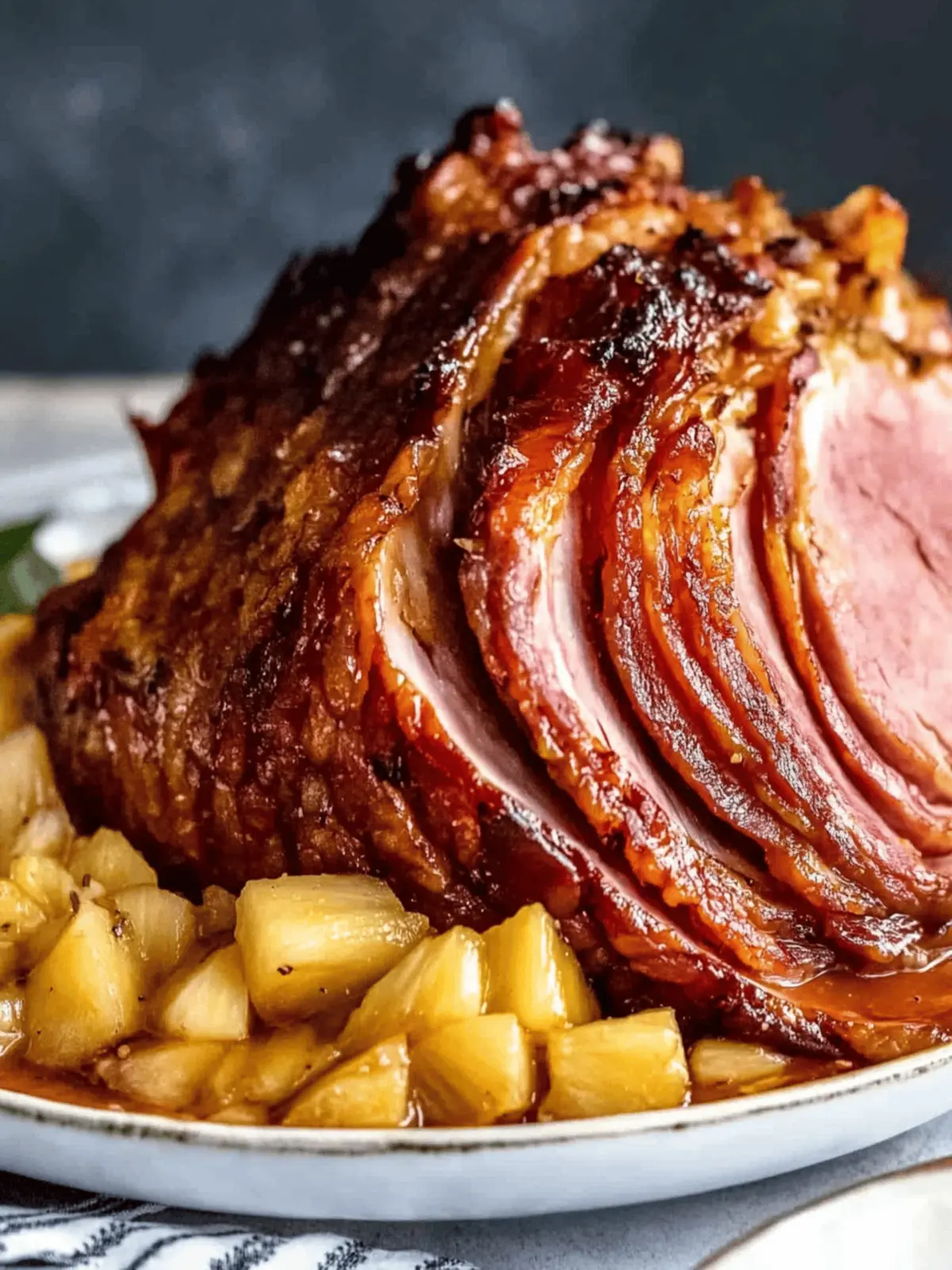 Sweet and Savory Pineapple Ham Glaze for Perfect Holidays 2 PINEAPPLE HAM