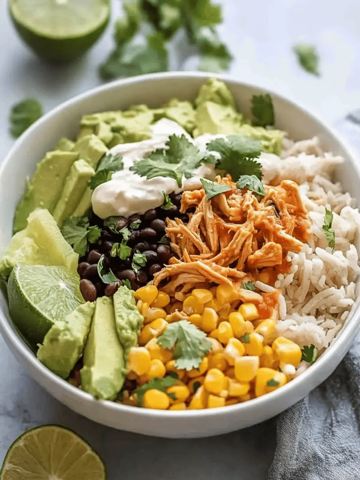 Savory Slow Cooker Chicken Burrito Bowl for Family Nights 2 Slow Cooker Chicken Burrito Bowl