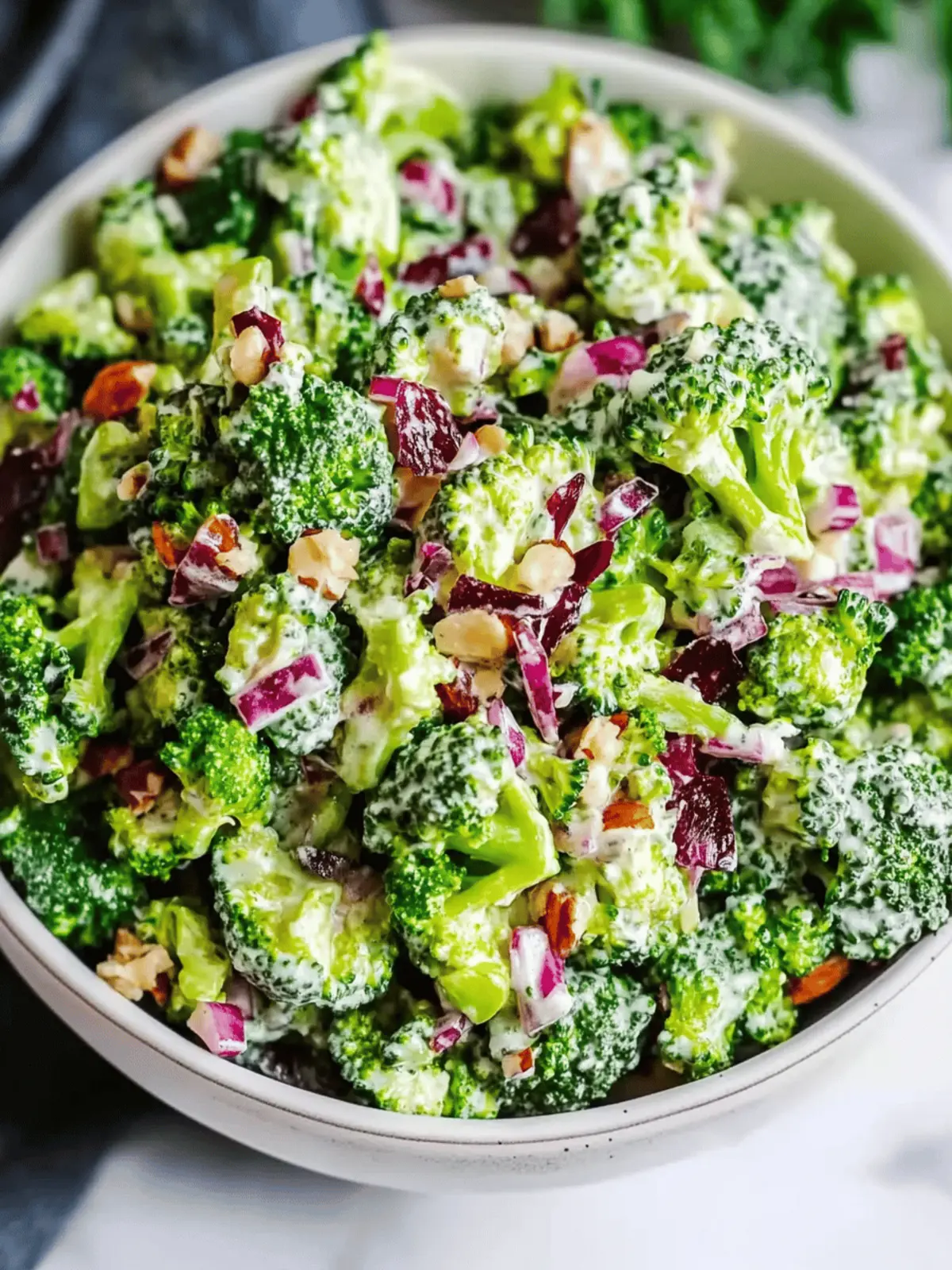The Best Broccoli Salad with Bacon for Happy Gatherings 3 The Best Broccoli Salad