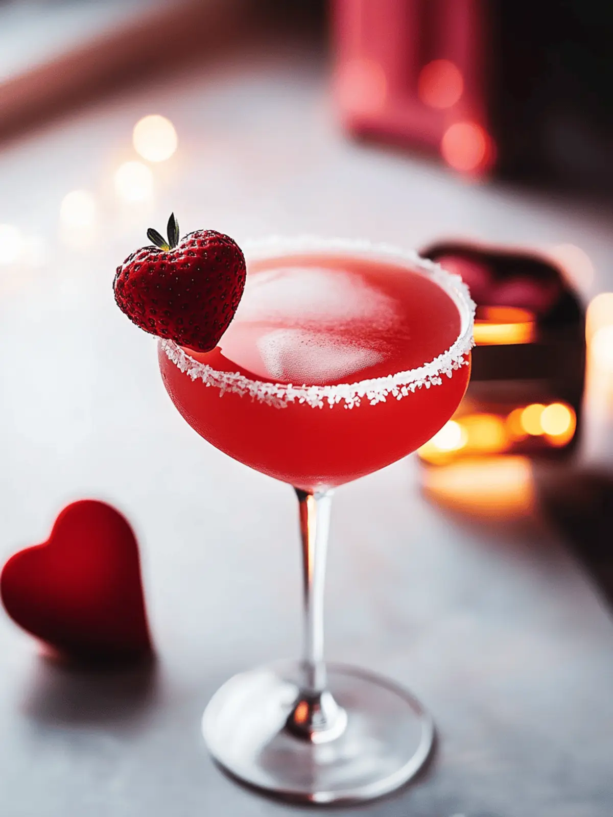 Ruby Red Valentine’s Day Cocktail