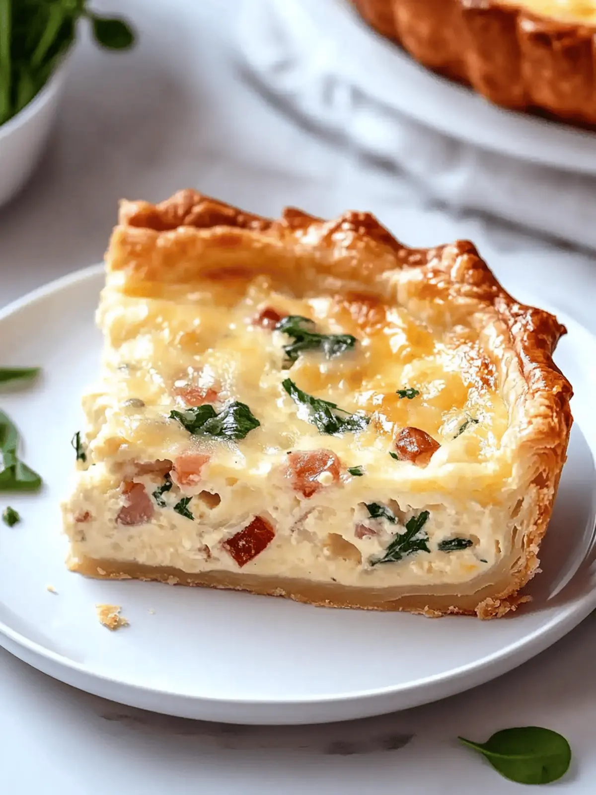 Creamy Puff Pastry Quiche Lorraine – Your Perfect Brunch Gem 2 Creamy Puff Pastry Quiche Lorraine