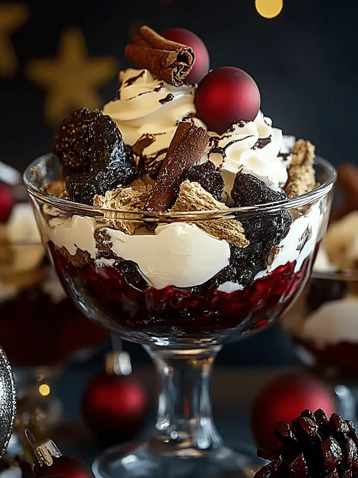 Black Forest Trifle for Christmas