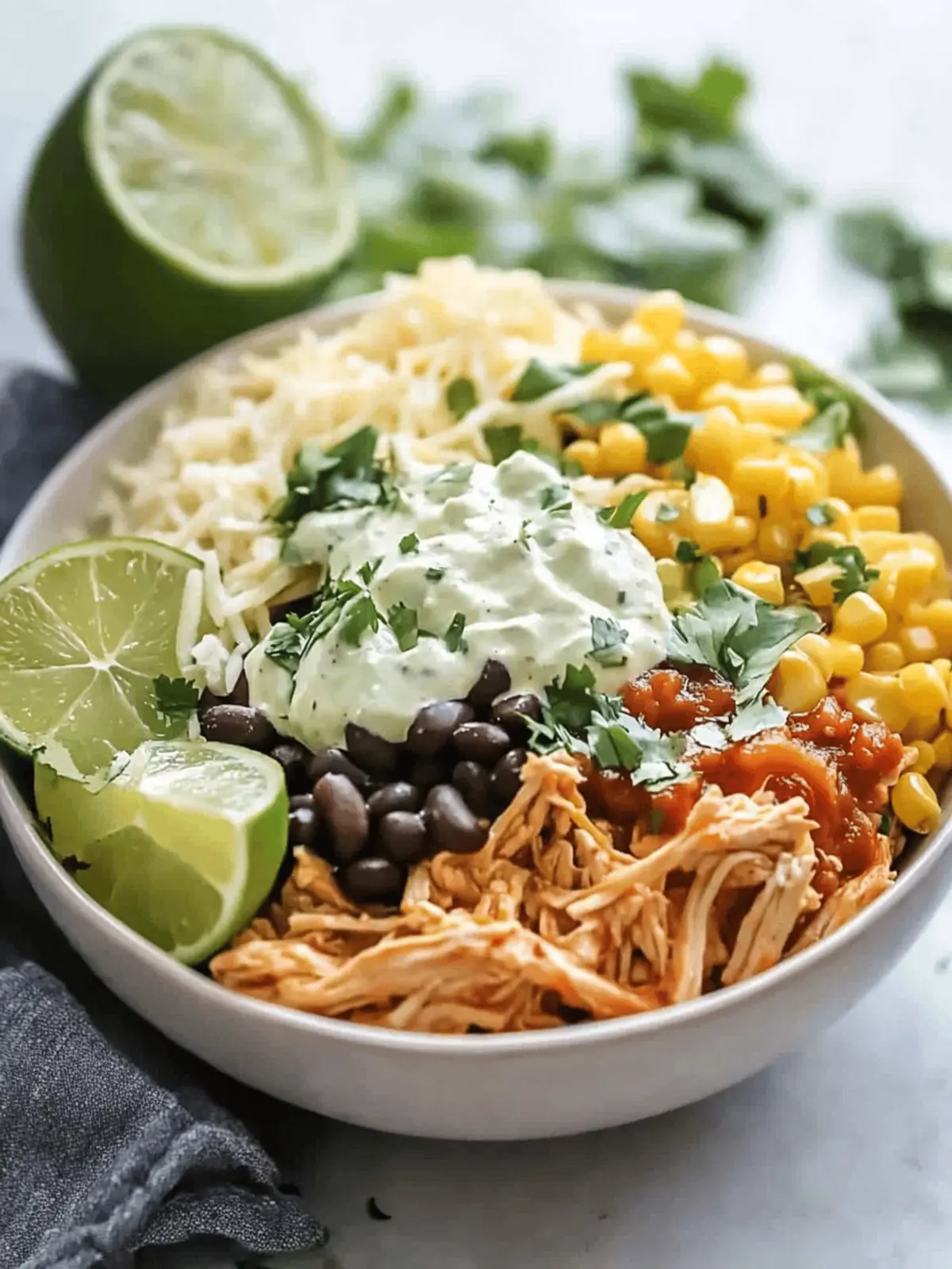 Savory Slow Cooker Chicken Burrito Bowl for Family Nights 3 Slow Cooker Chicken Burrito Bowl
