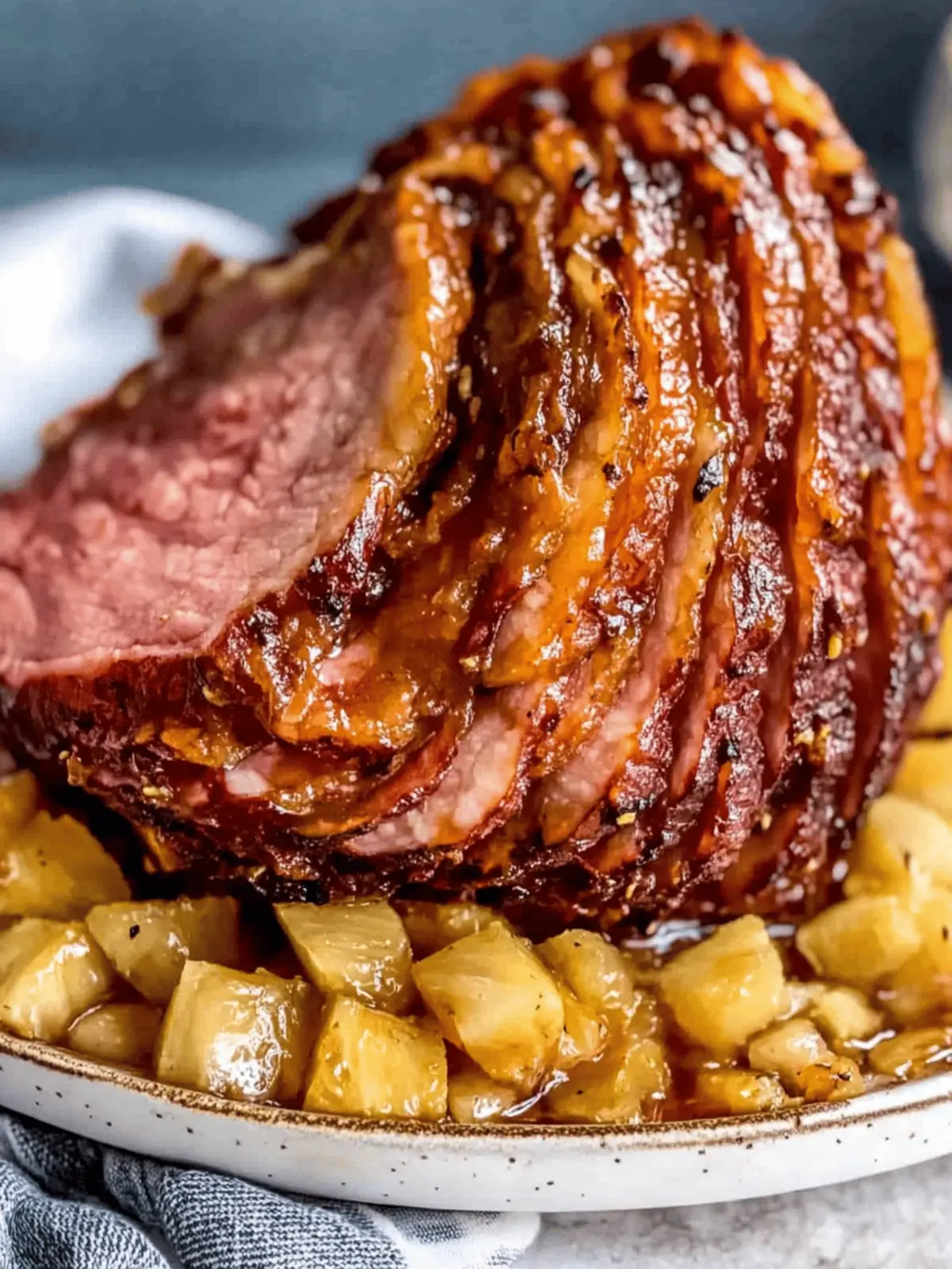 Sweet and Savory Pineapple Ham Glaze for Perfect Holidays 5 PINEAPPLE HAM