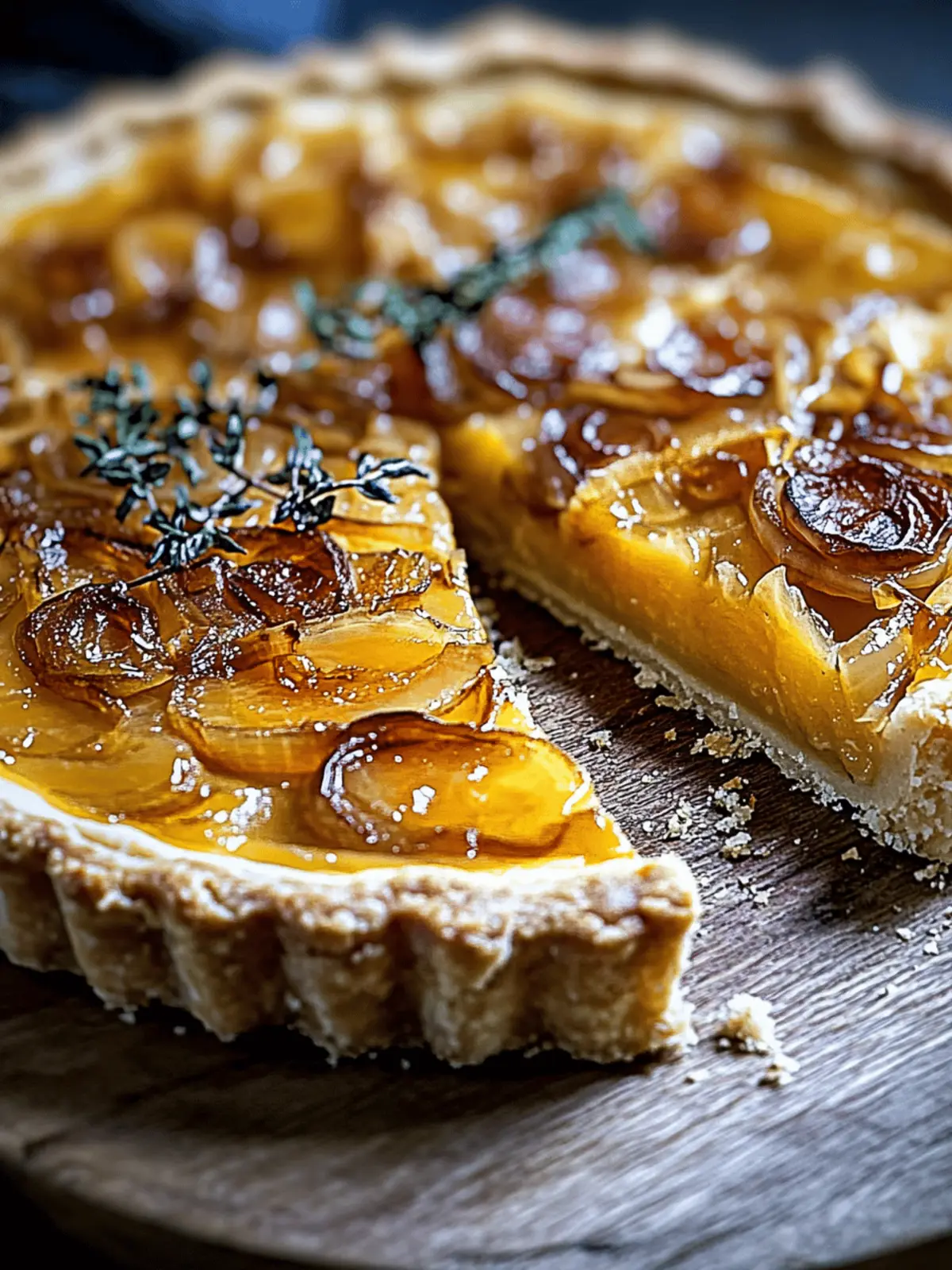 Delicious Caramelized Onion Butternut Tart Perfect for Sharing 4 Caramelized Onion Butternut Tart