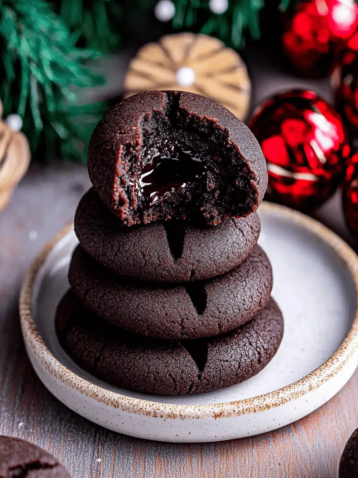 Decadent Chocolate Thumbprint Cookies for Holiday Joy 5 Chocolate Thumbprint Cookies
