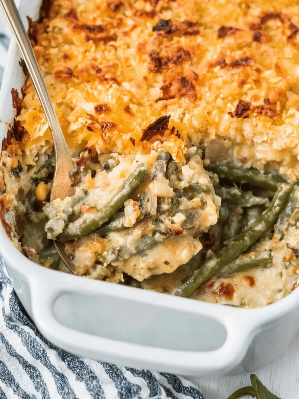 Cheddar Bay Green Bean Casserole with a Buttery Twist 5 Cheddar Bay Green Bean Casserole