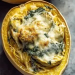 Rich Spinach Artichoke Spaghetti Squash for Cozy Comfort Nights 6 Rich Spinach Artichoke Spaghetti Squash