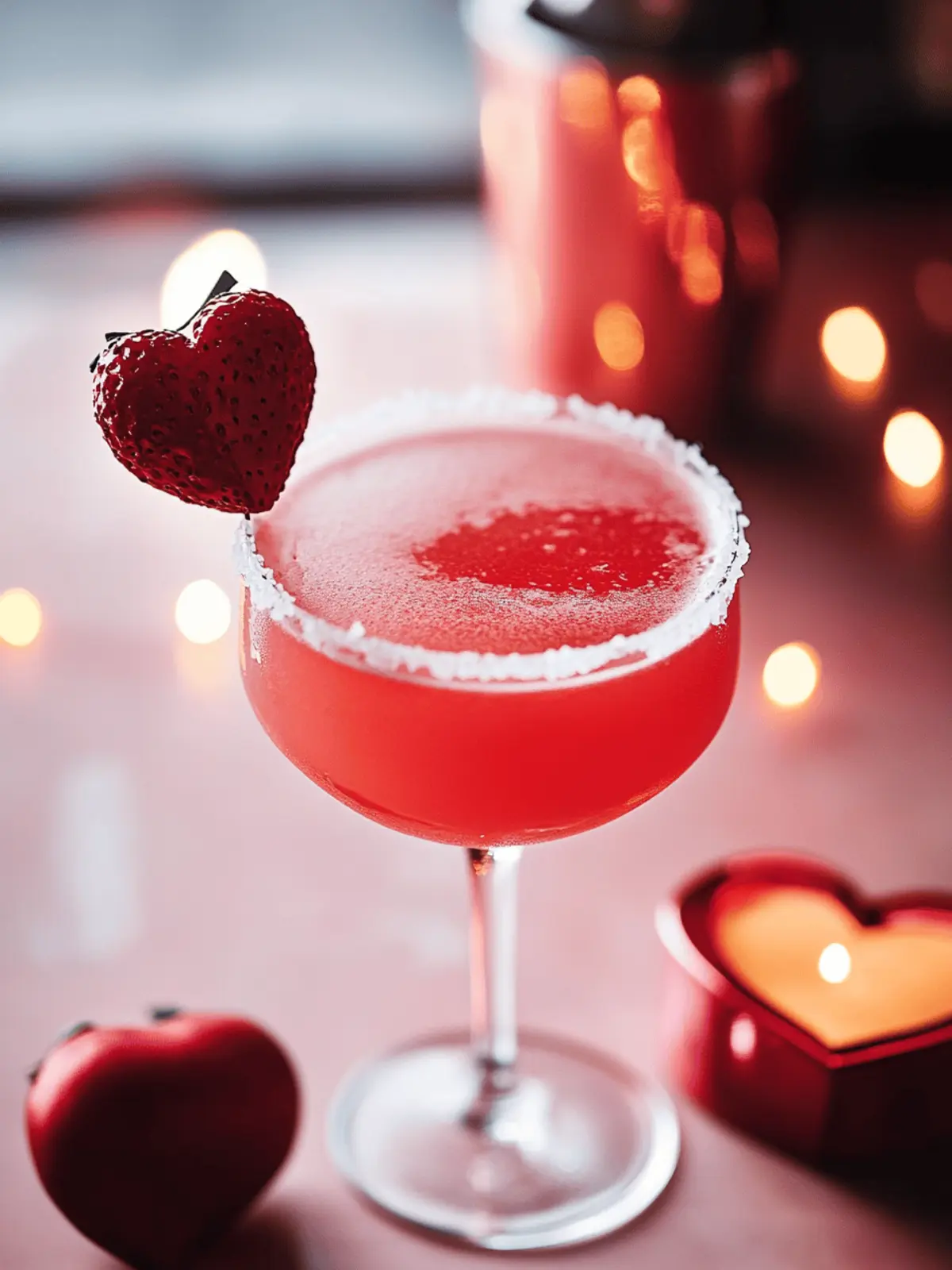 Ruby Red Valentine’s Day Cocktail