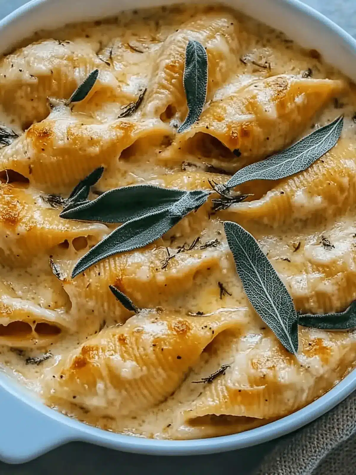 Pumpkin & Gouda Stuffed Shells with Brown Butter Alfredo Magic 5 Pumpkin & Gouda Stuffed Shells With Brown Butter & Sage Alfredo Sauce
