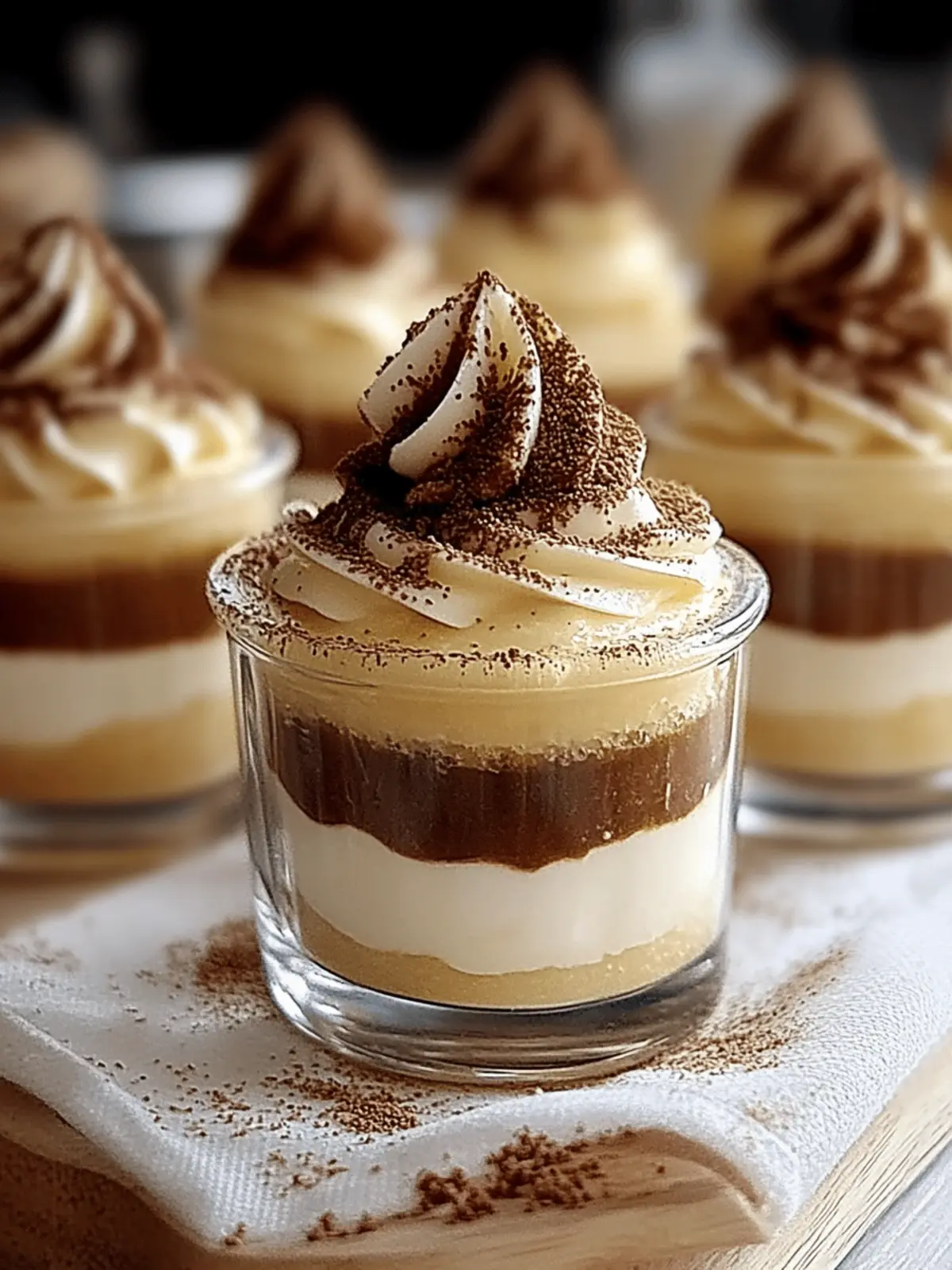 Mini Tiramisu Cups: Your Perfect No-Bake Dessert Delight 3 MINI TIRAMISU CUPS