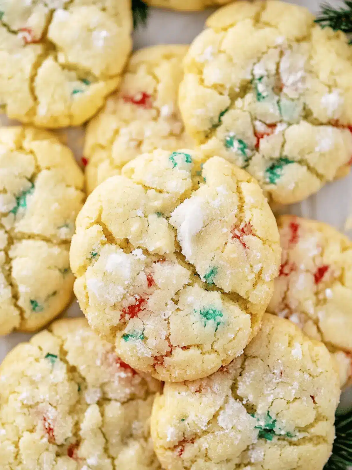 Christmas Gooey Butter Cookies