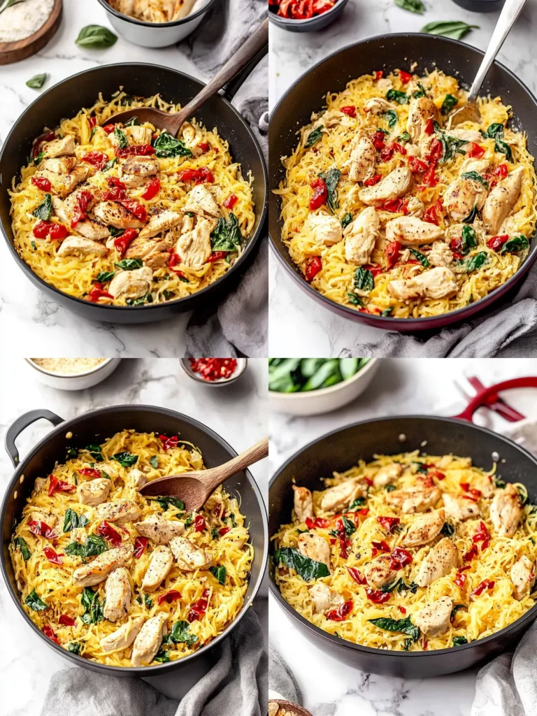 Tuscan Chicken and Spaghetti Squash