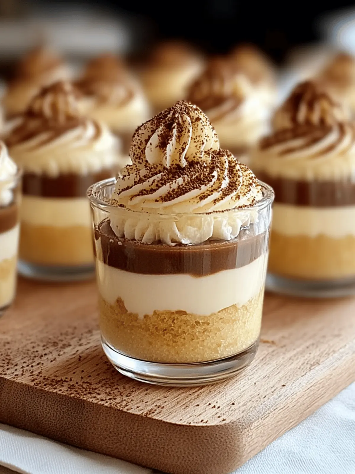 Mini Tiramisu Cups: Your Perfect No-Bake Dessert Delight 4 MINI TIRAMISU CUPS