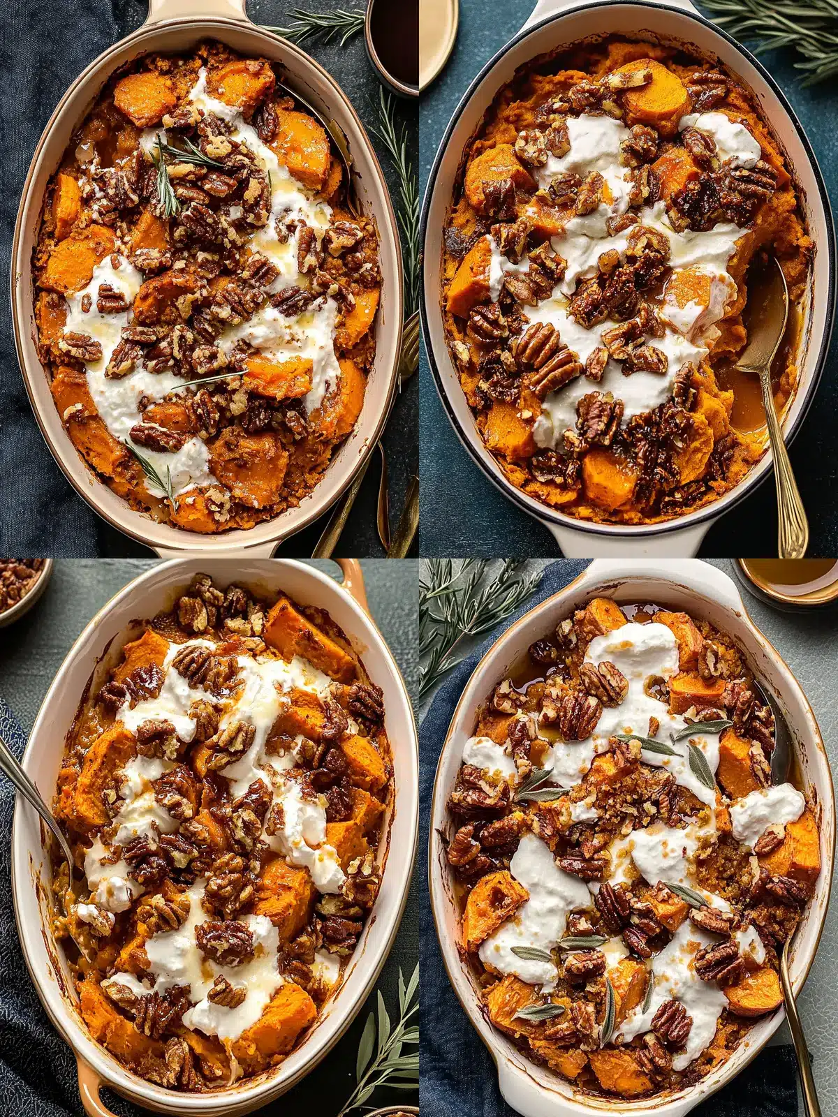 Southern Maple Sweet Potato Casserole