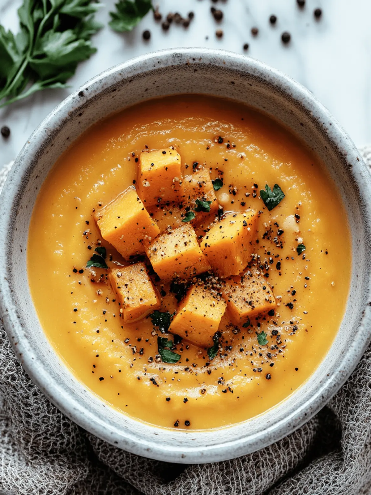 Hearty Spicy Butternut Squash and Sweet Potato Soup Delight 4 Spicy Butternut Squash and Sweet Potato Soup