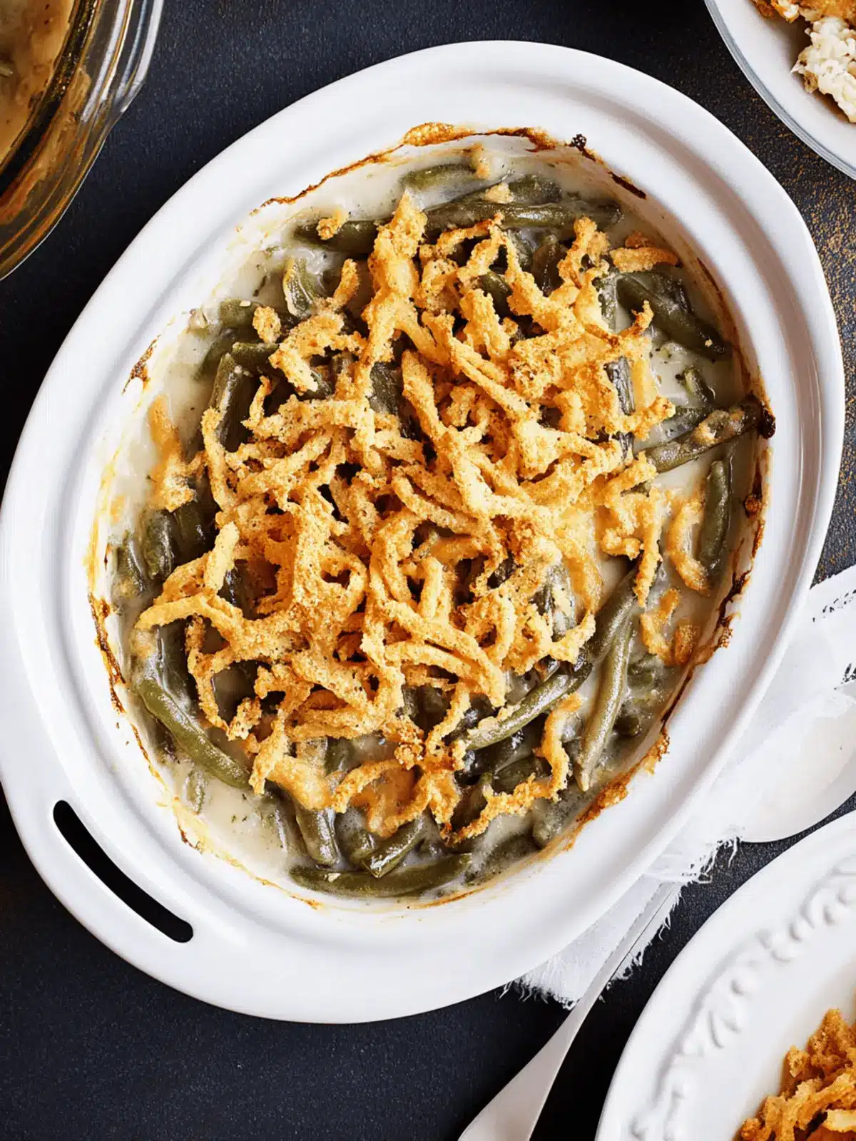 Cheesy Green Bean Casserole Your Family Will Love 3 Cheesy Green Bean Casserole