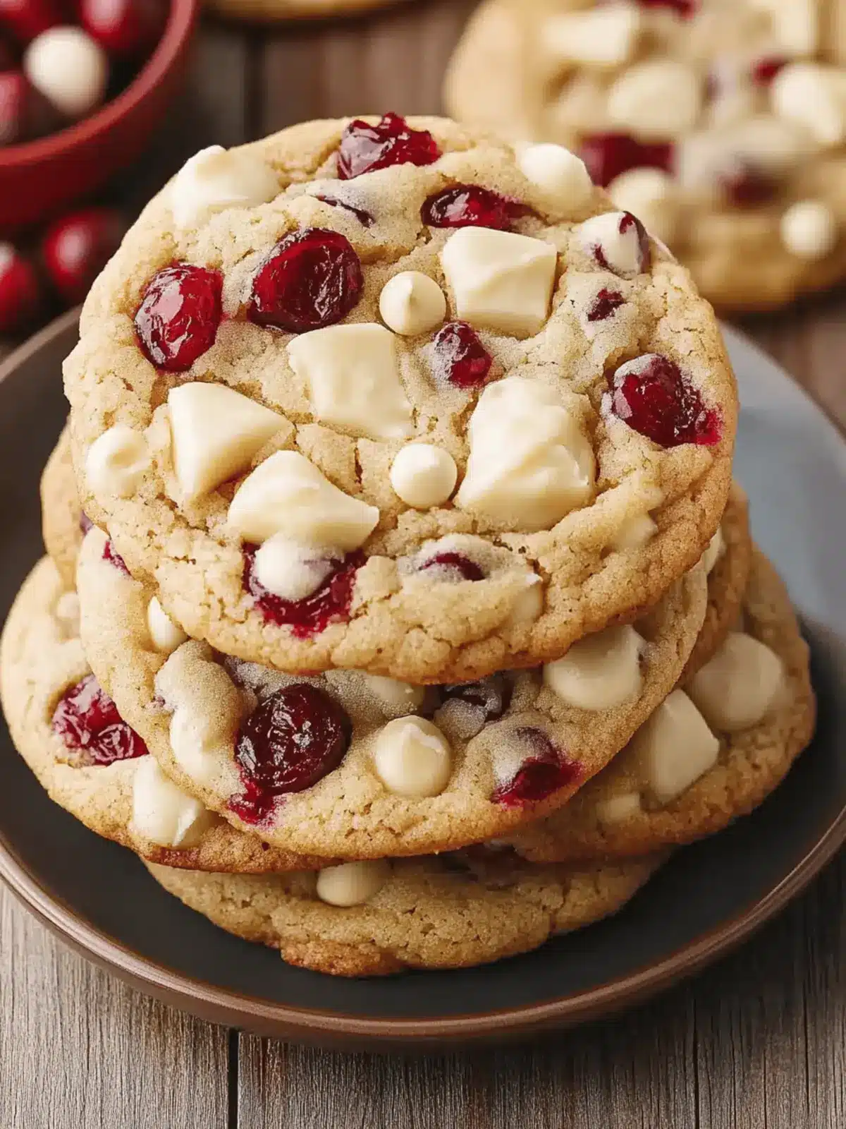 Delightful White Chocolate Cranberry Cookies to Share and Savor 4 White Chocolate Cranberry Cookies