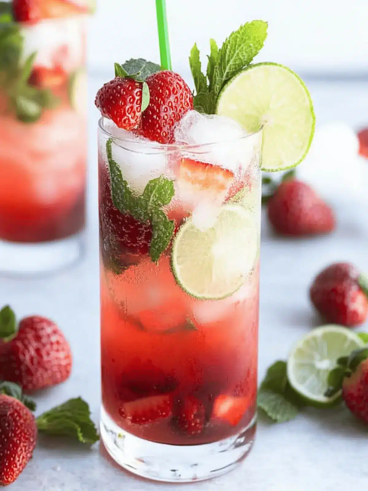 Delicious Strawberry Mojito Recipe with Fresh Strawberries! 5 Strawberry Mojito Recipe with Fresh Strawberries!
